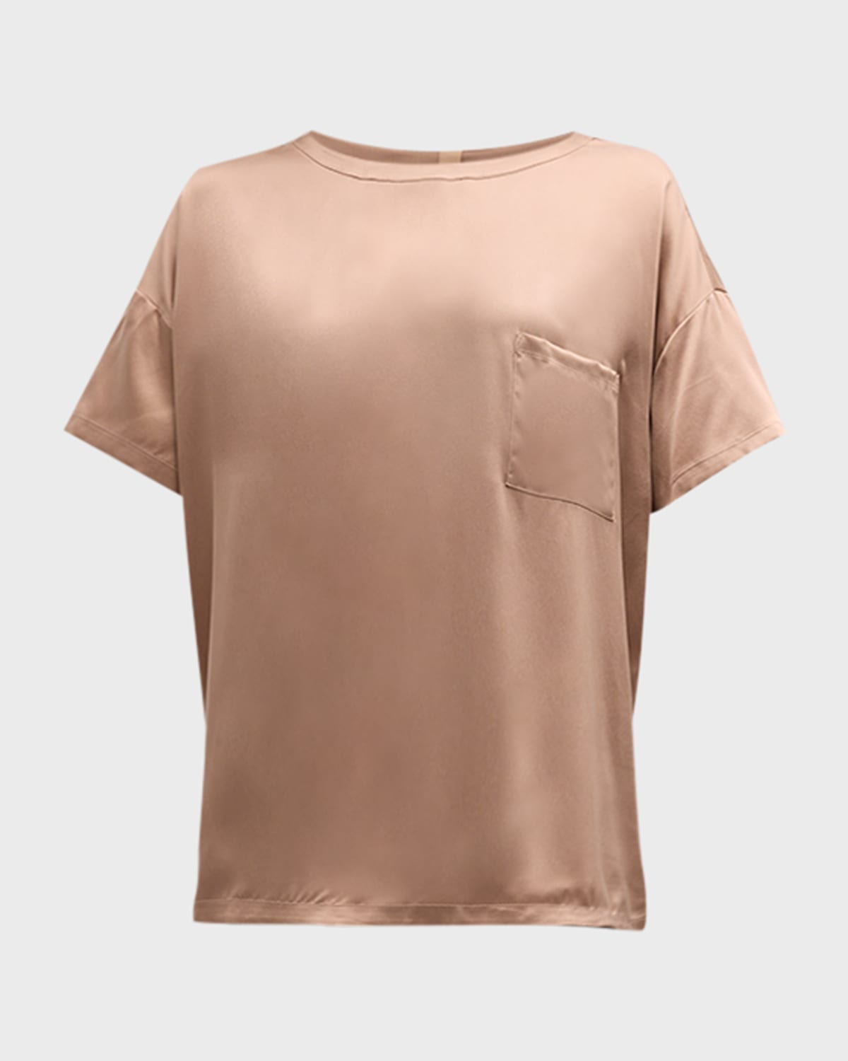 Lunya Washable Silk Tee Pant Set In Otium Tan