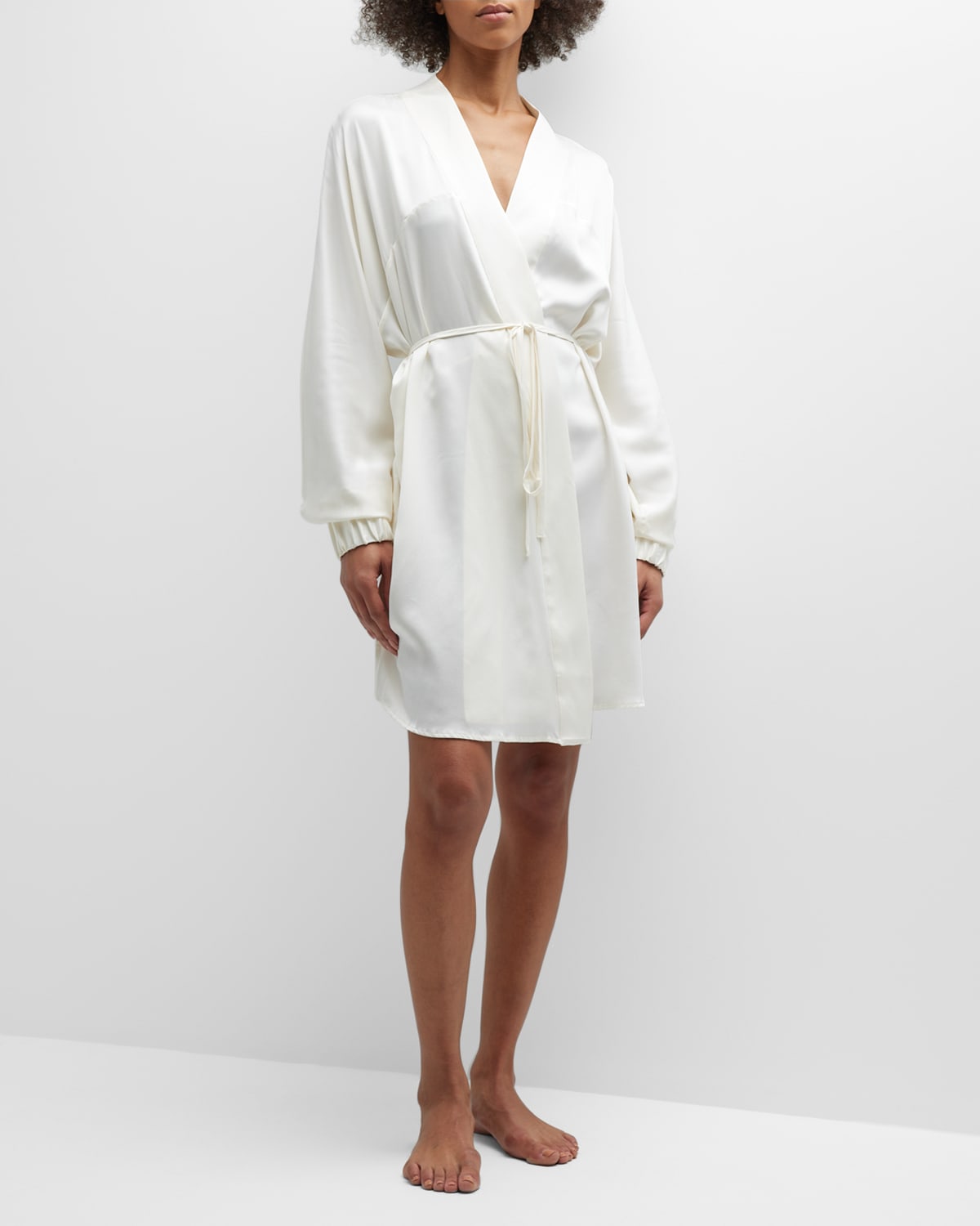 Lunya Washable Silk Short Robe