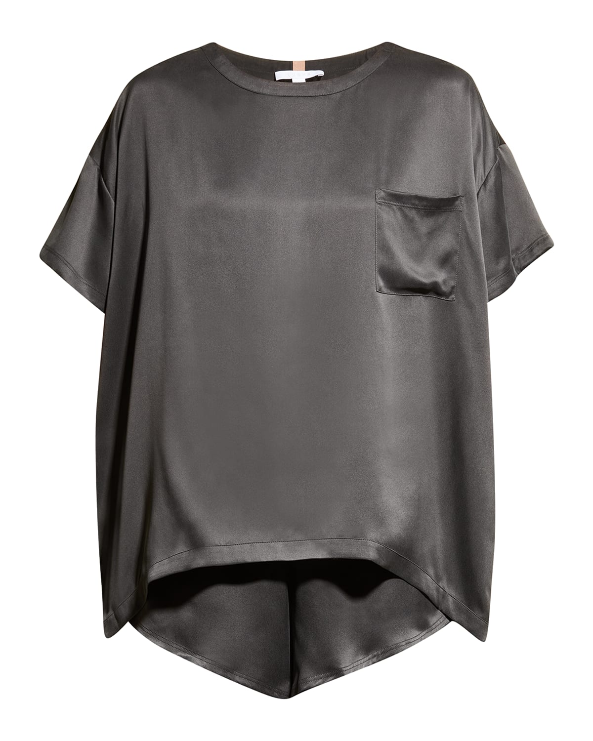 Lunya Washable Silk Tee Set In Drowsy Olive