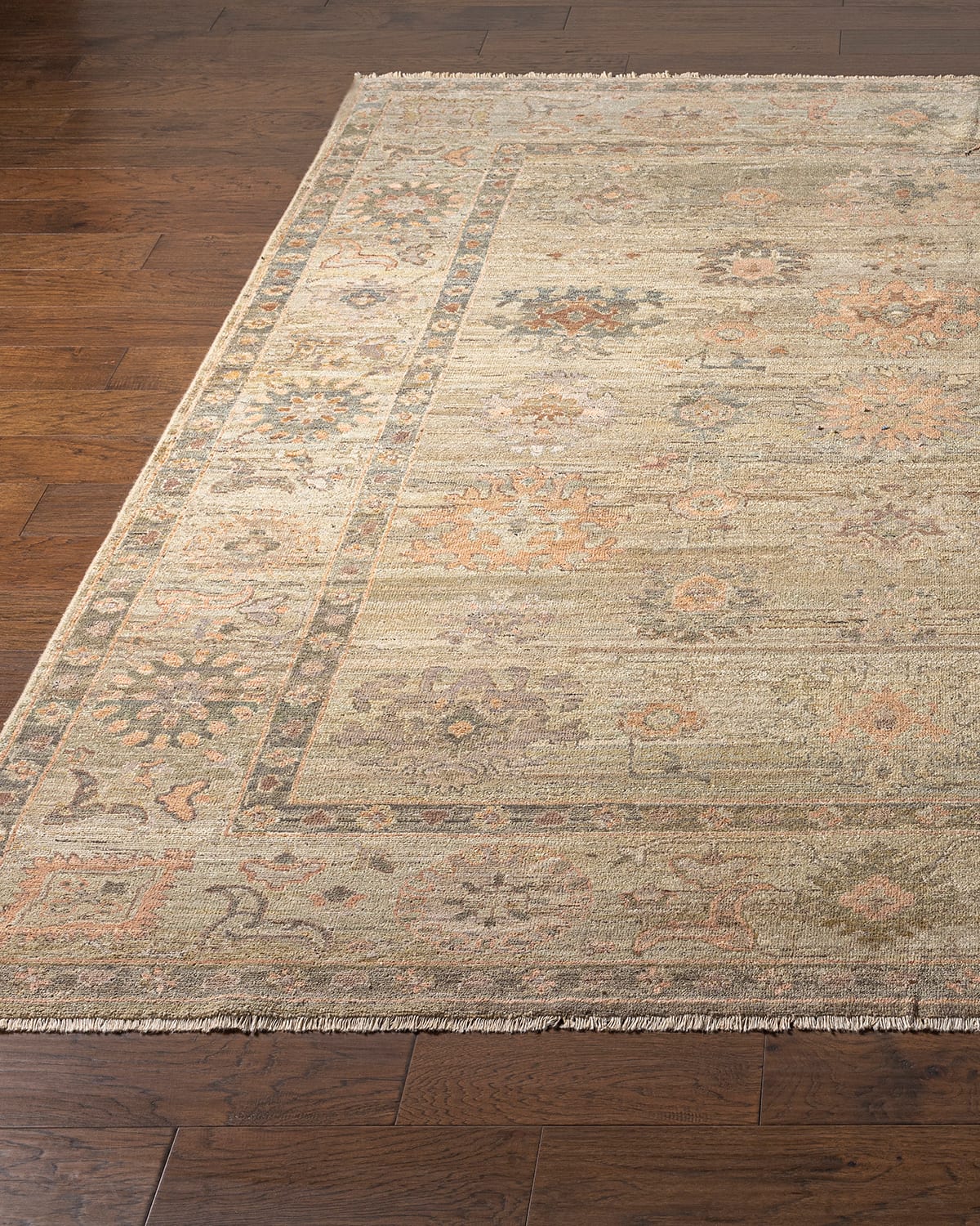 Shop Surya Rugs Sharma Hand-knotted Rug, 8x10 In Gray, Camel