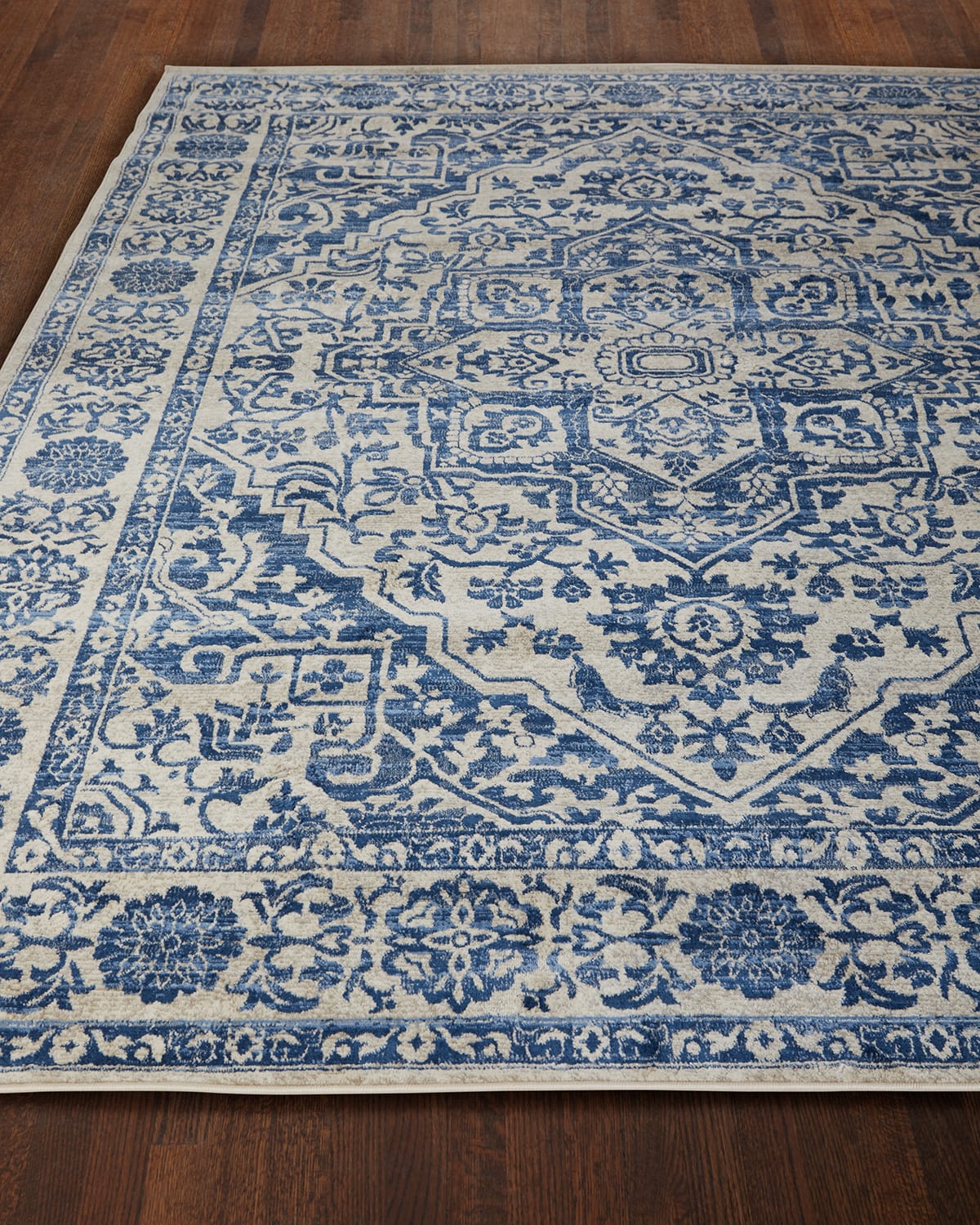 Safavieh Fiorentina Power-loomed Rug, 9' X 12' In Navy, Light Grey