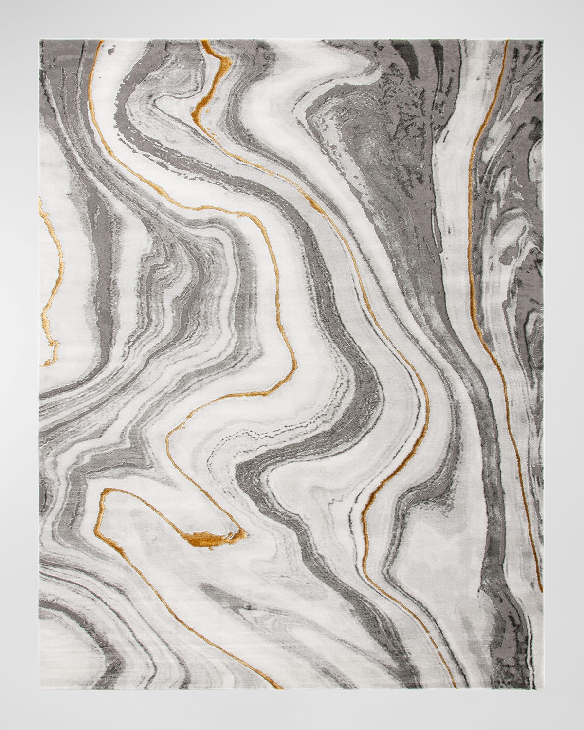 Safavieh Amandala Power-loomed Rug, 10' X 14' In Grey, Gold