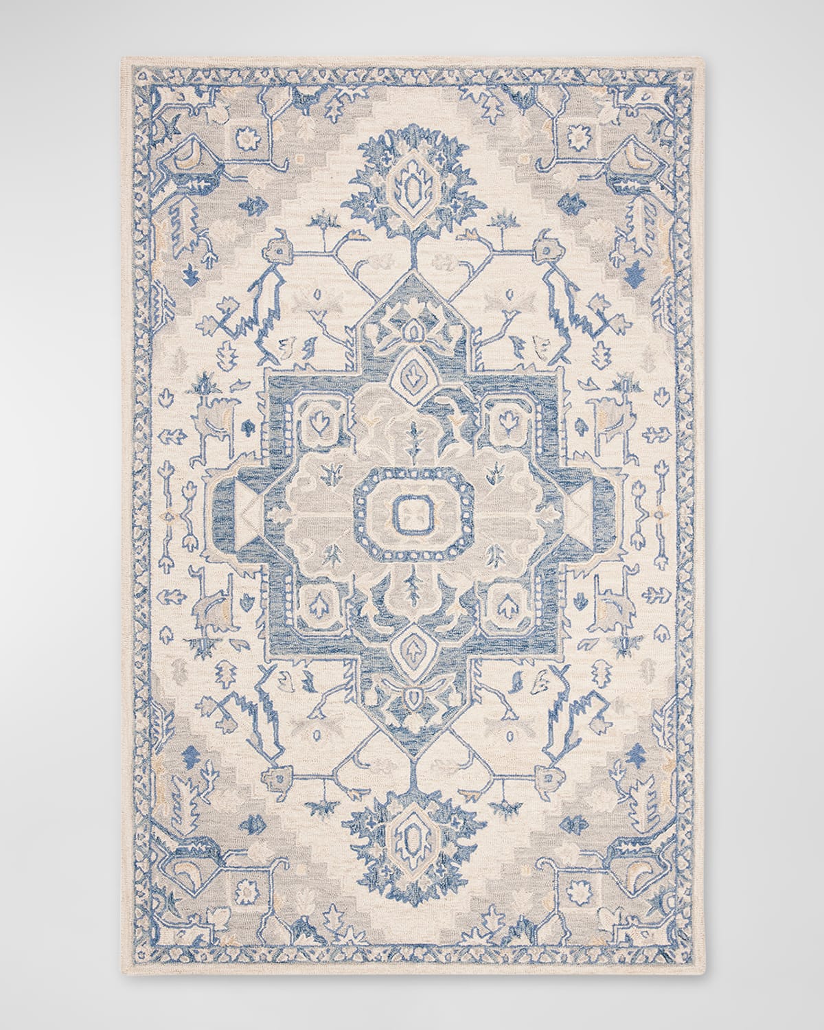 Lauren Ralph Lauren Percy Hand-knotted Rug, 9' X 12' In Ivory, Blue