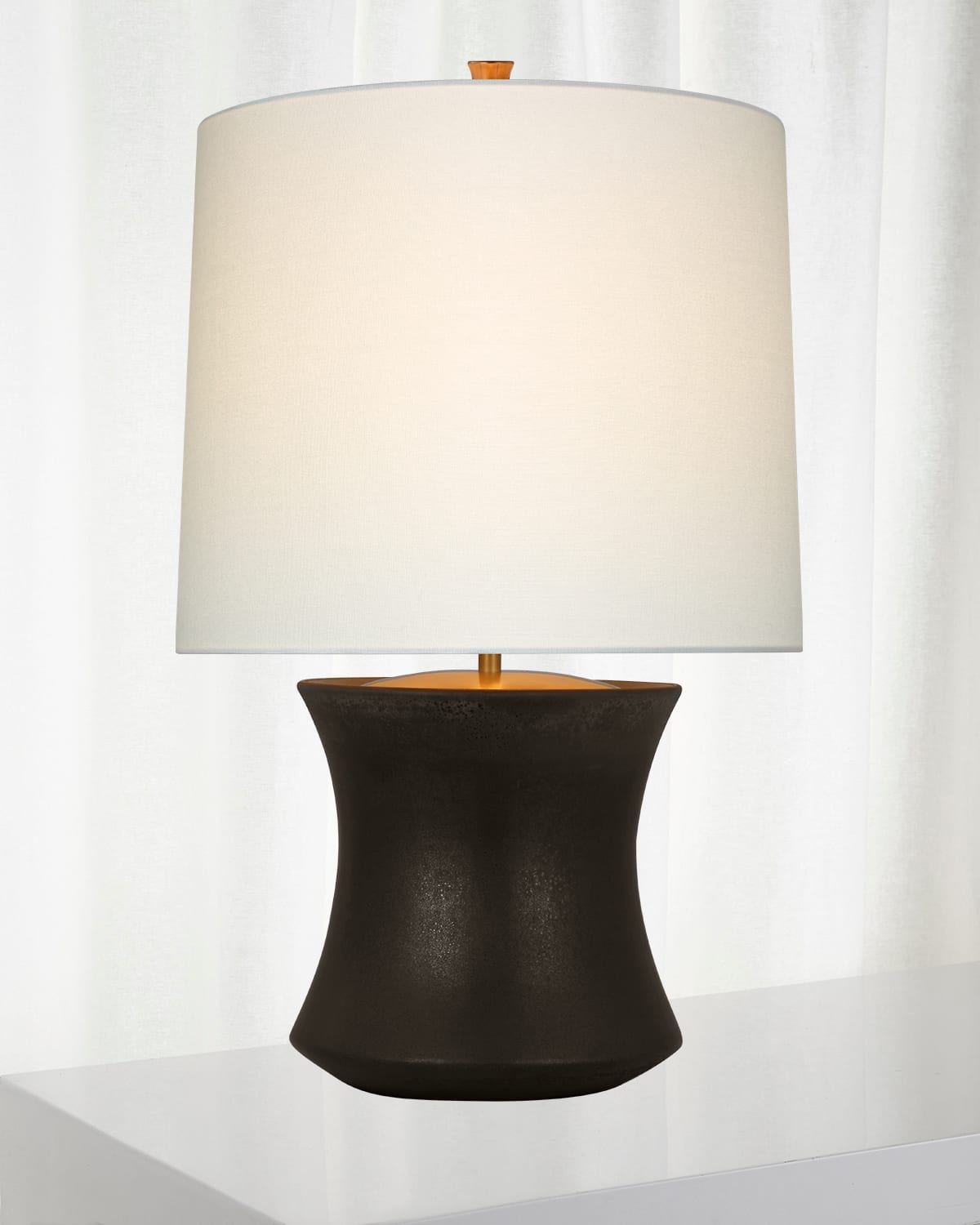 Shop Visual Comfort Signature Marella Accent Lamp By Aerin In Black