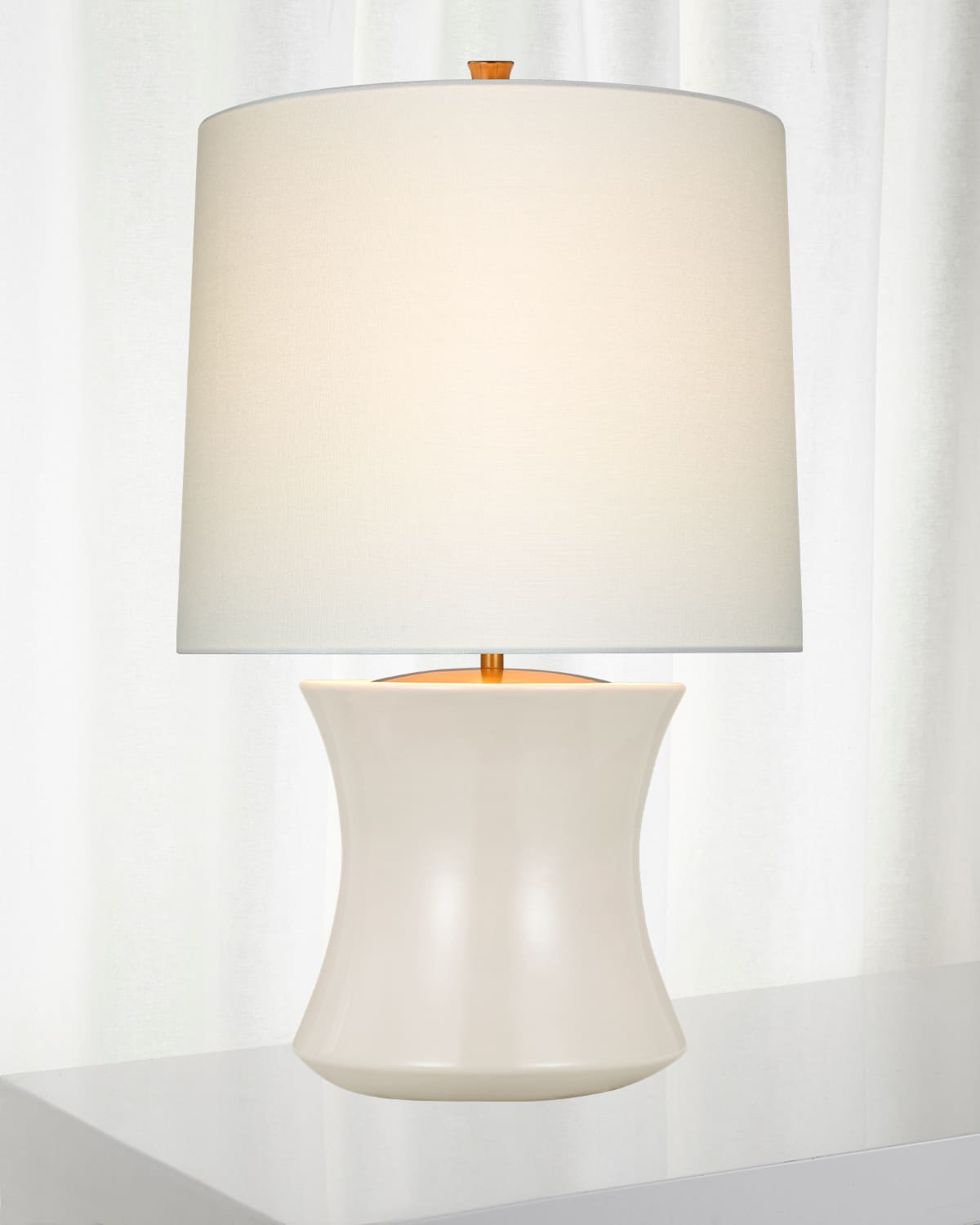 Shop Visual Comfort Signature Marella Accent Lamp By Aerin In Ivory