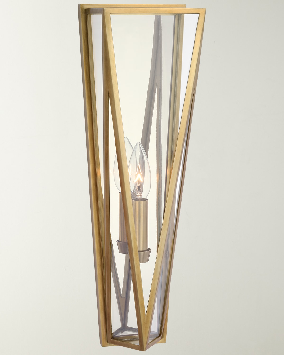 Julie Neill Lorino Medium Sconce - Clear Glass