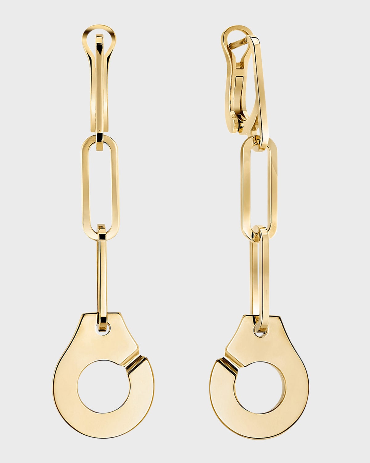 DINH VAN YELLOW GOLD R13.5 MENOT DROP EARRINGS