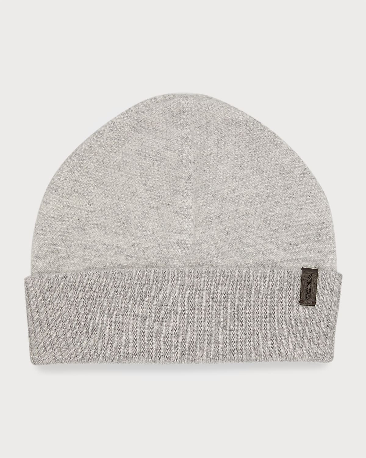 Vince Men's Cashmere-knit Beanie Hat In Grey