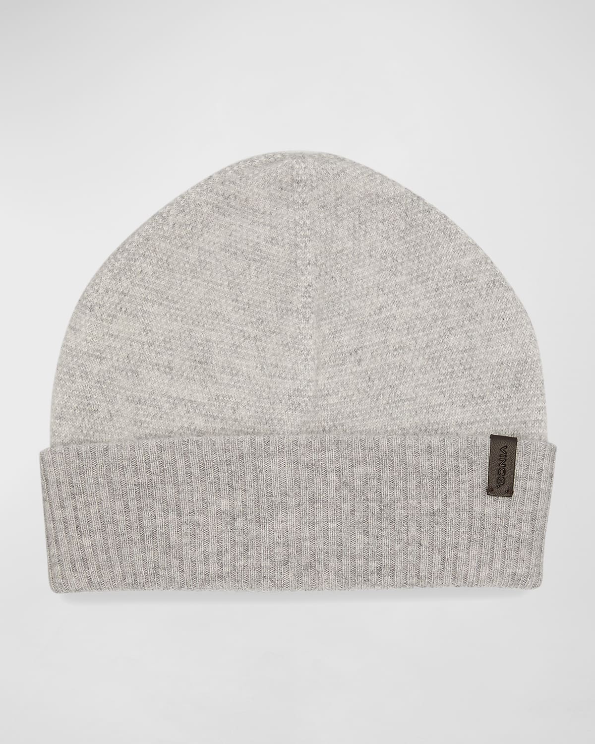 Vince Men's Cashmere-knit Beanie Hat In Grey