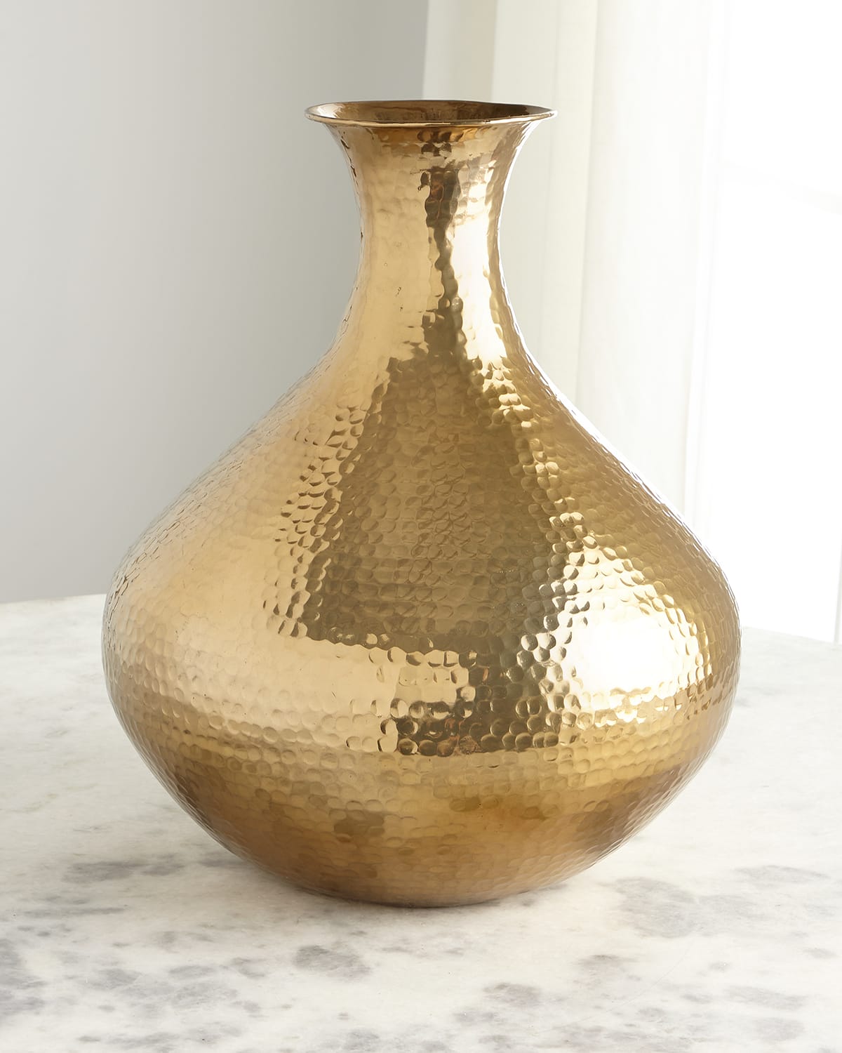 Global Views Large Hammered Vase