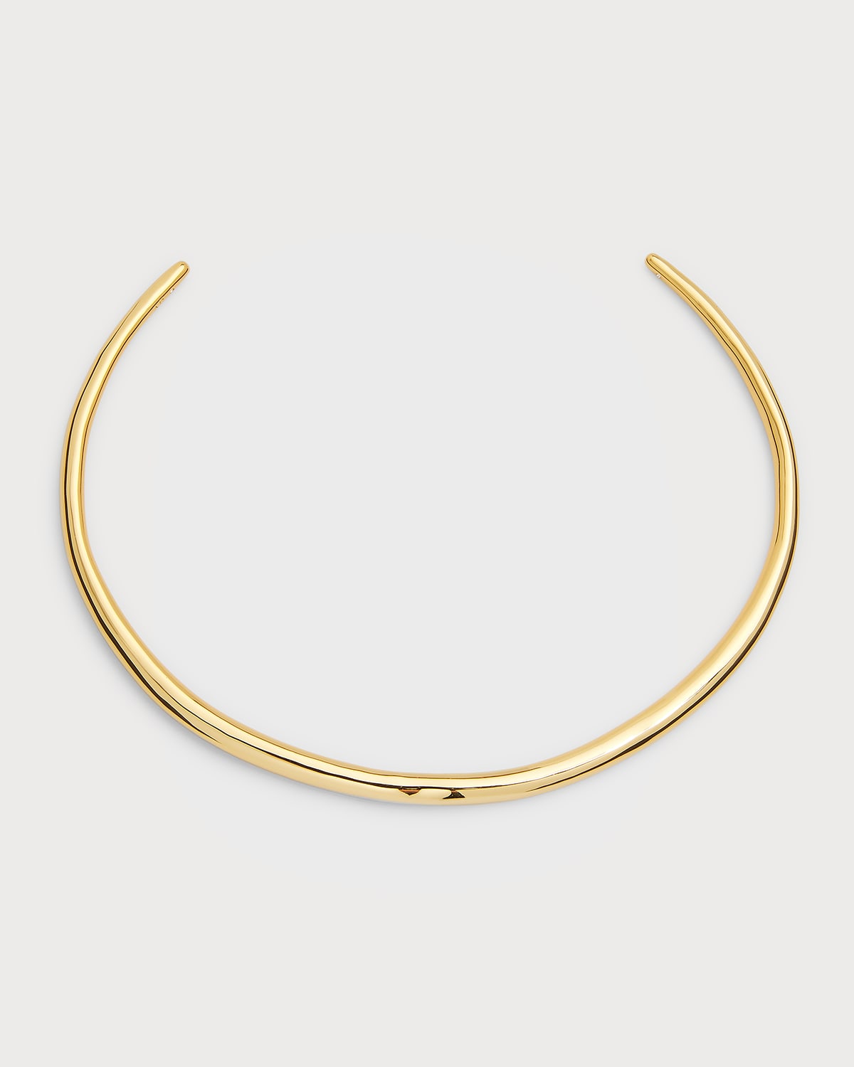 Shop Alexis Bittar Thin Collar Necklace In Gold
