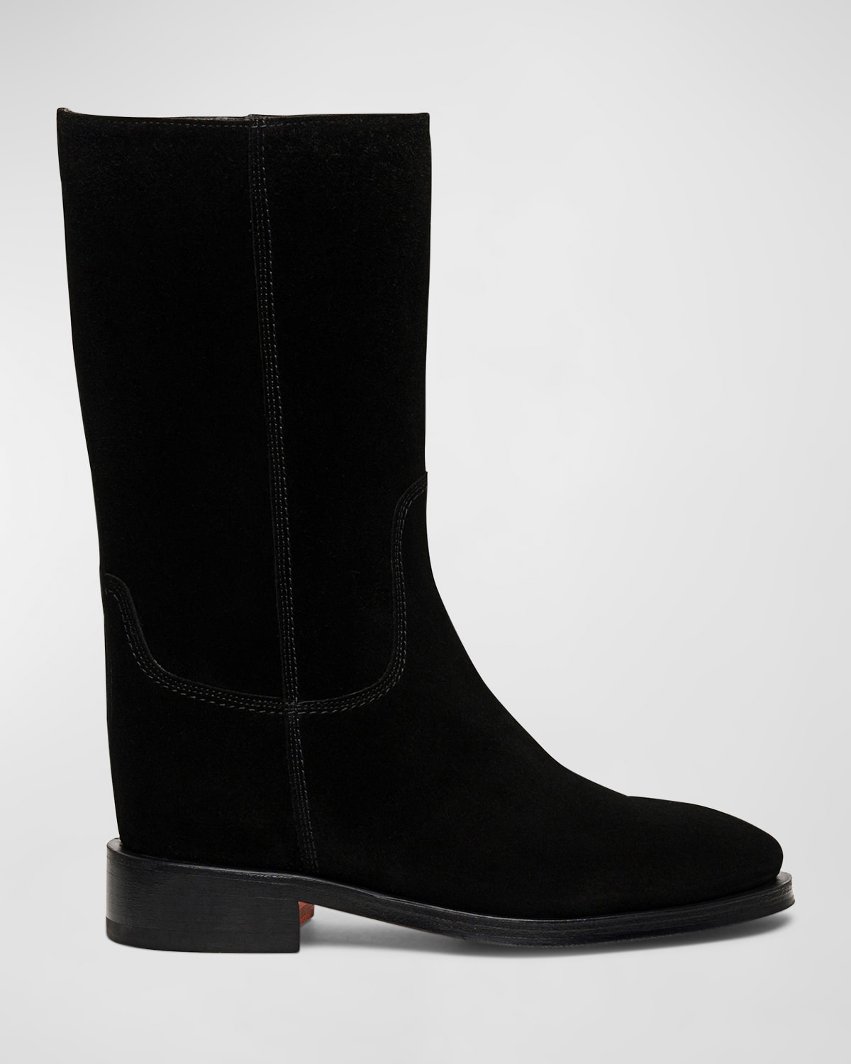 Fleeces Suede Tall Ranch Boots