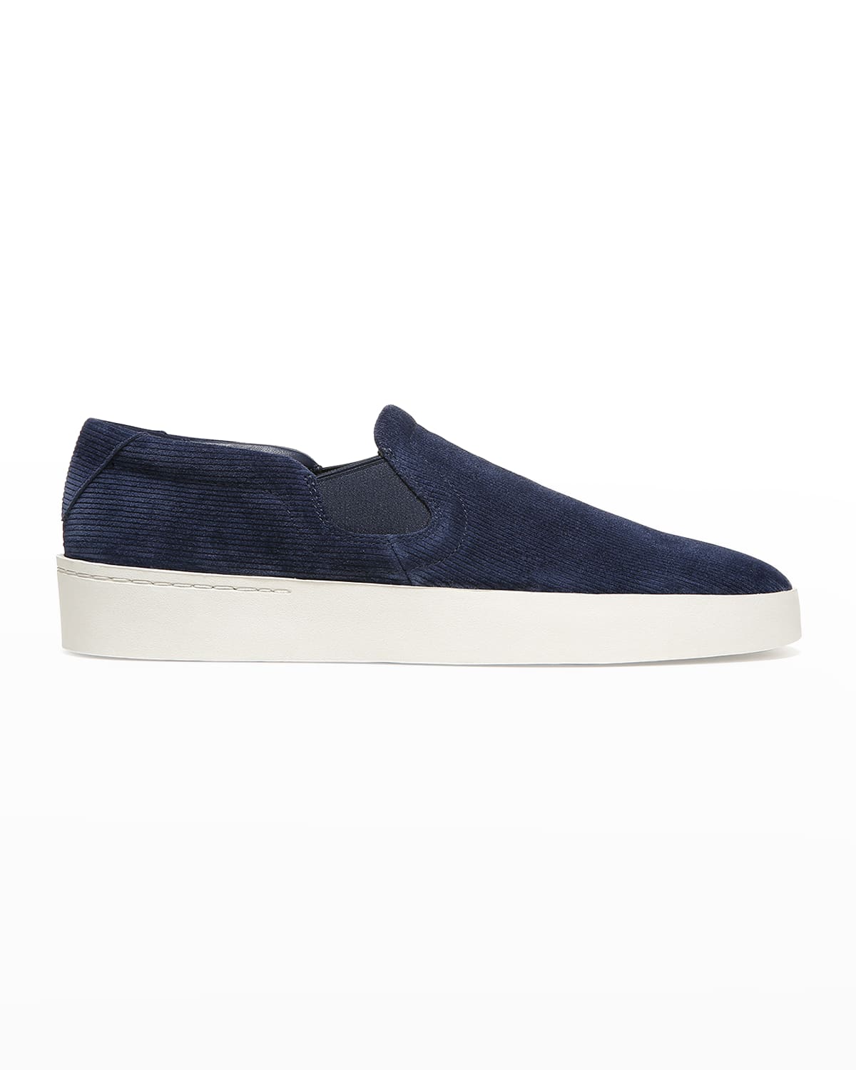 Vince Men's Pacific-m Leather Slip-on Sneakers In Spruce Blue