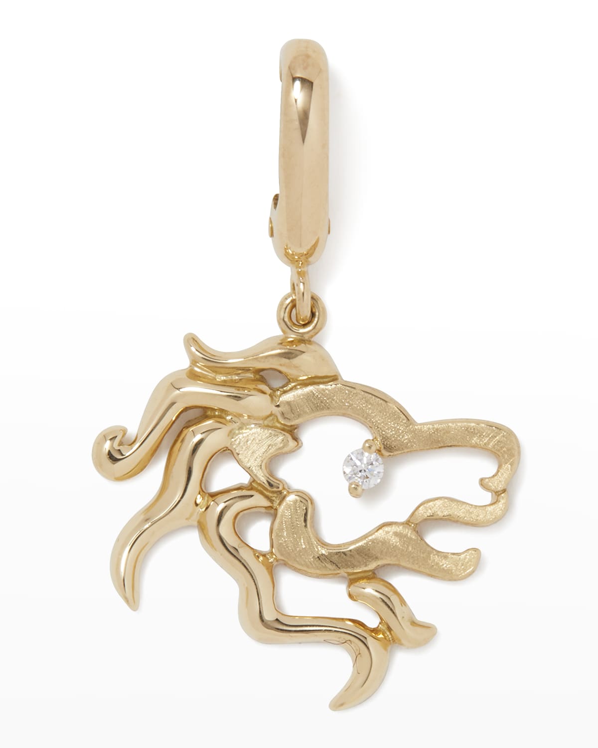MILAMORE Leo Diamond Zodiac Charm