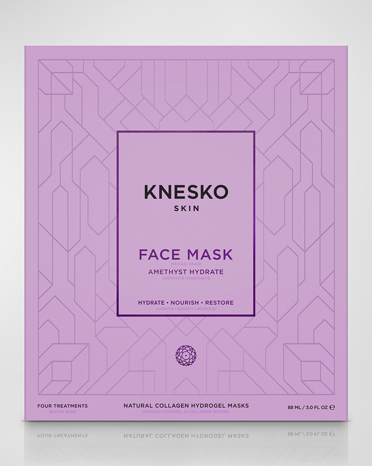 Knesko Skin Amethyst Hydrate Face Mask, 4 Pack