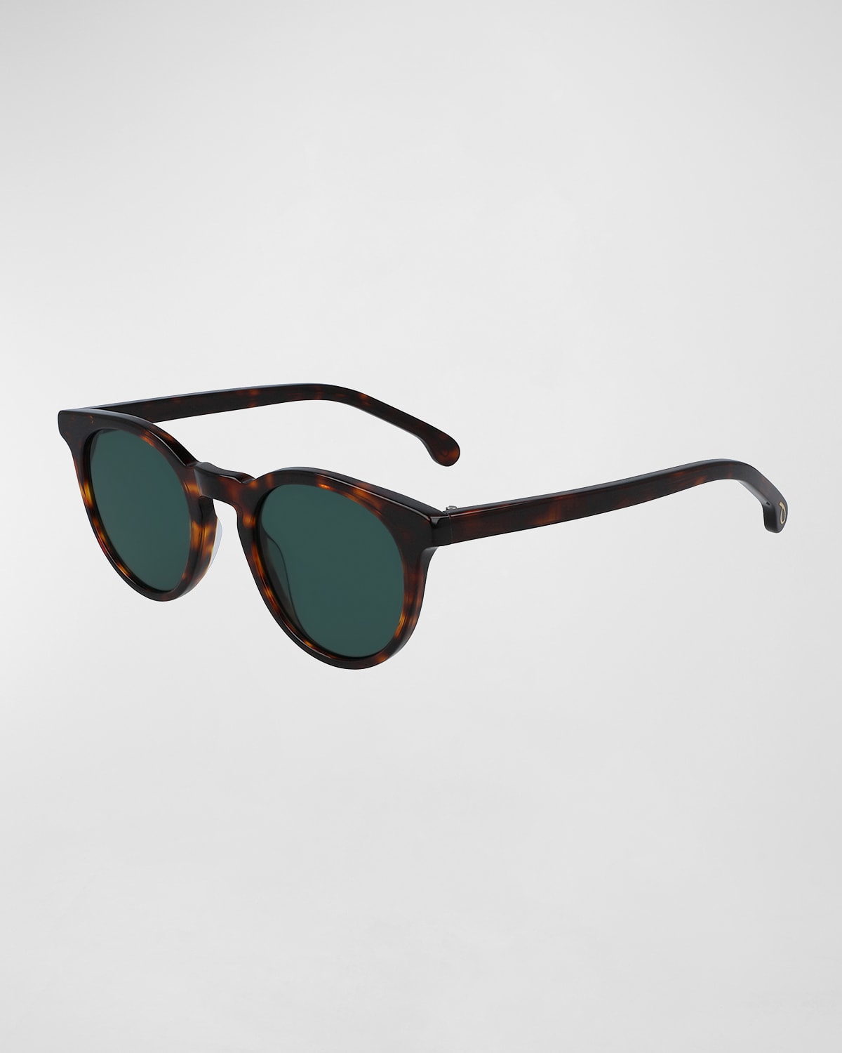 Shop Paul Smith Men's Archer Round Sunglasses In Tortoise