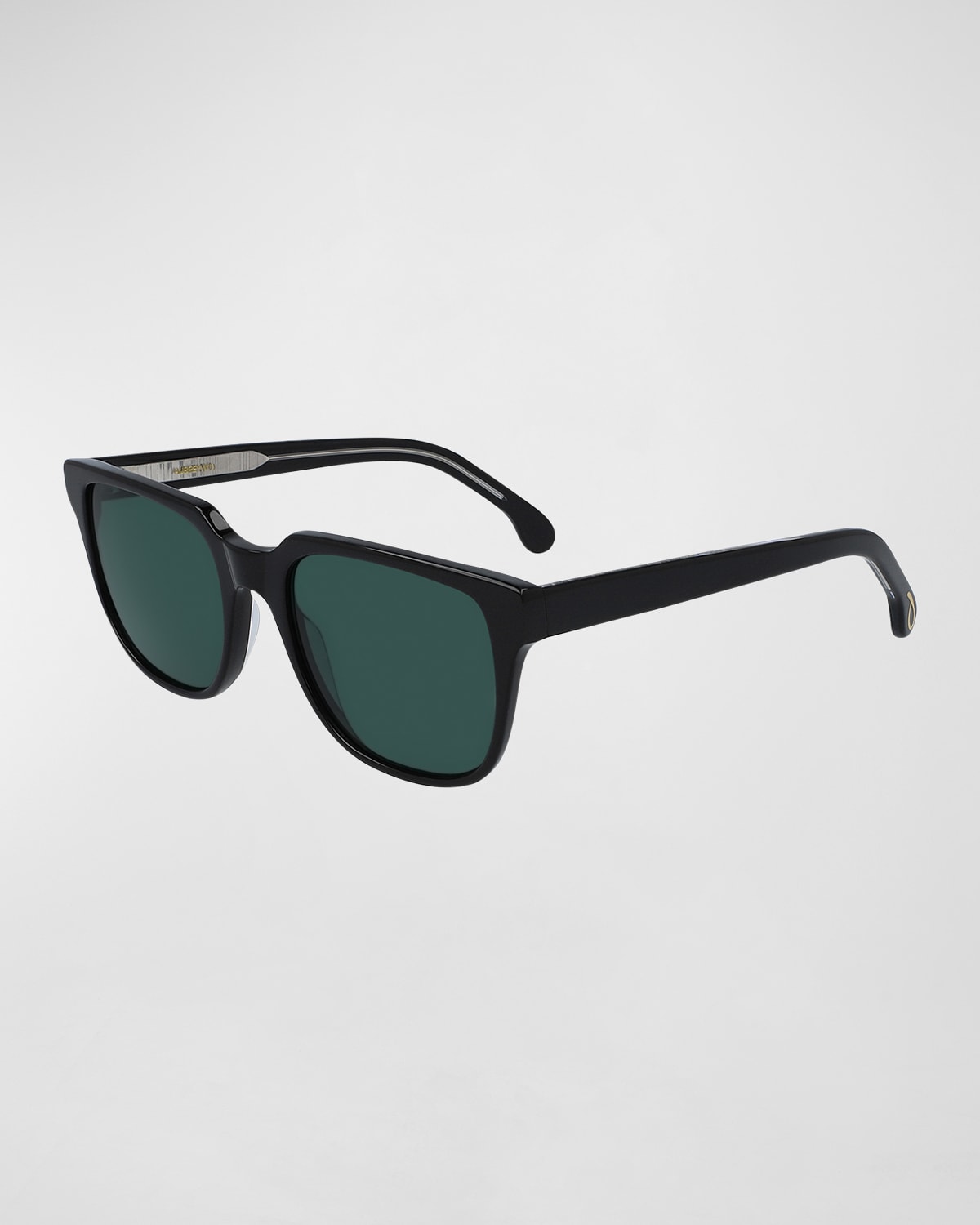 Shop Paul Smith Men's Aubrey Square Sunglasses In Black Ink/crystal