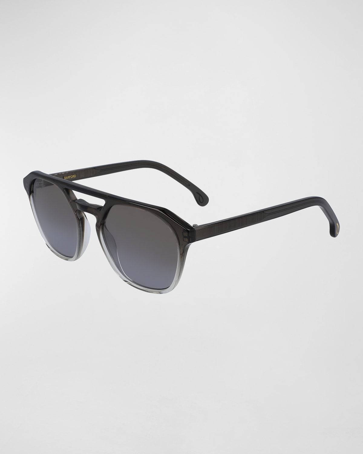 Paul Smith Barford 52mm Aviator Sunglasses In Smoke Crystal