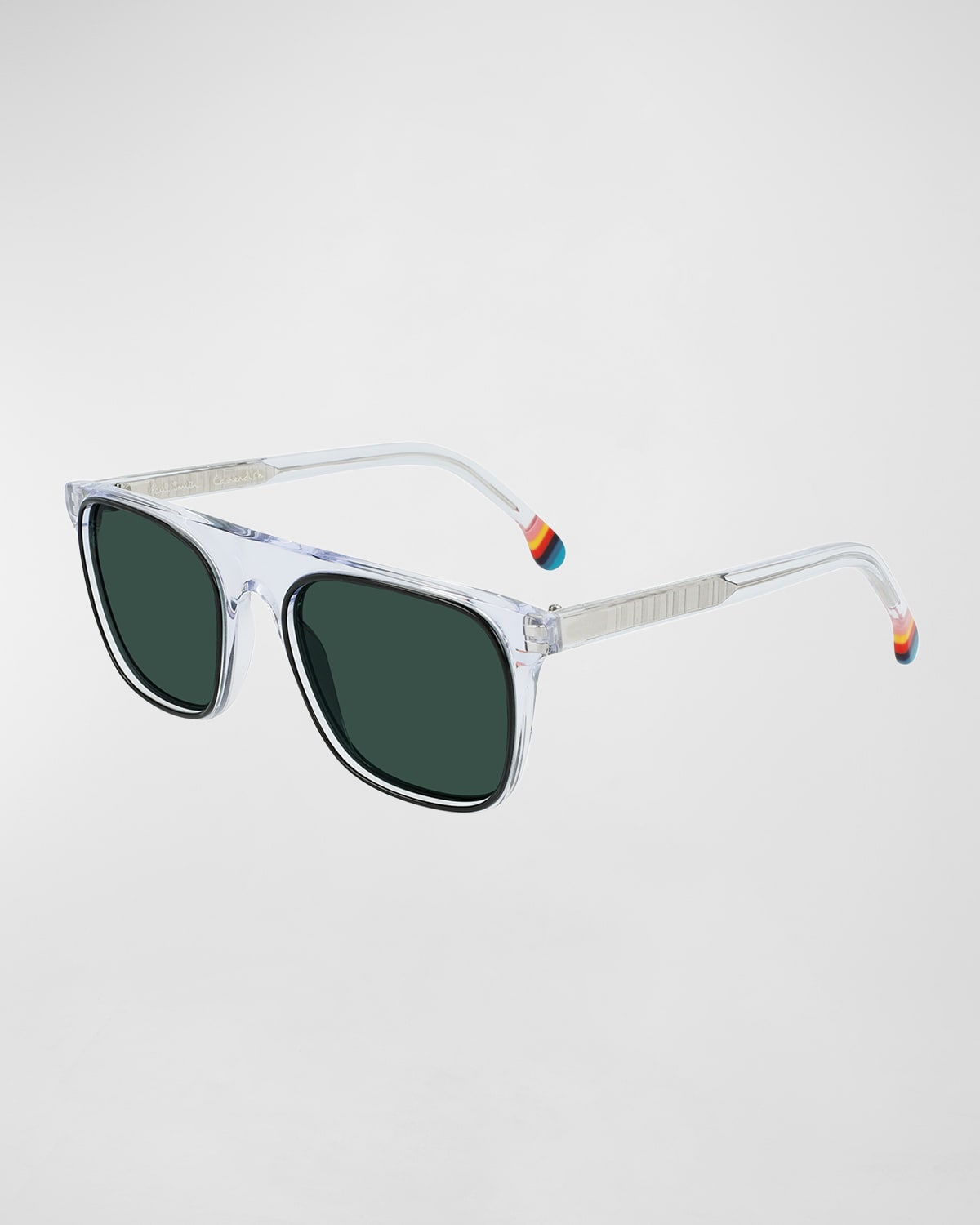 Men's Flat-Top Rectangle Sunglasses