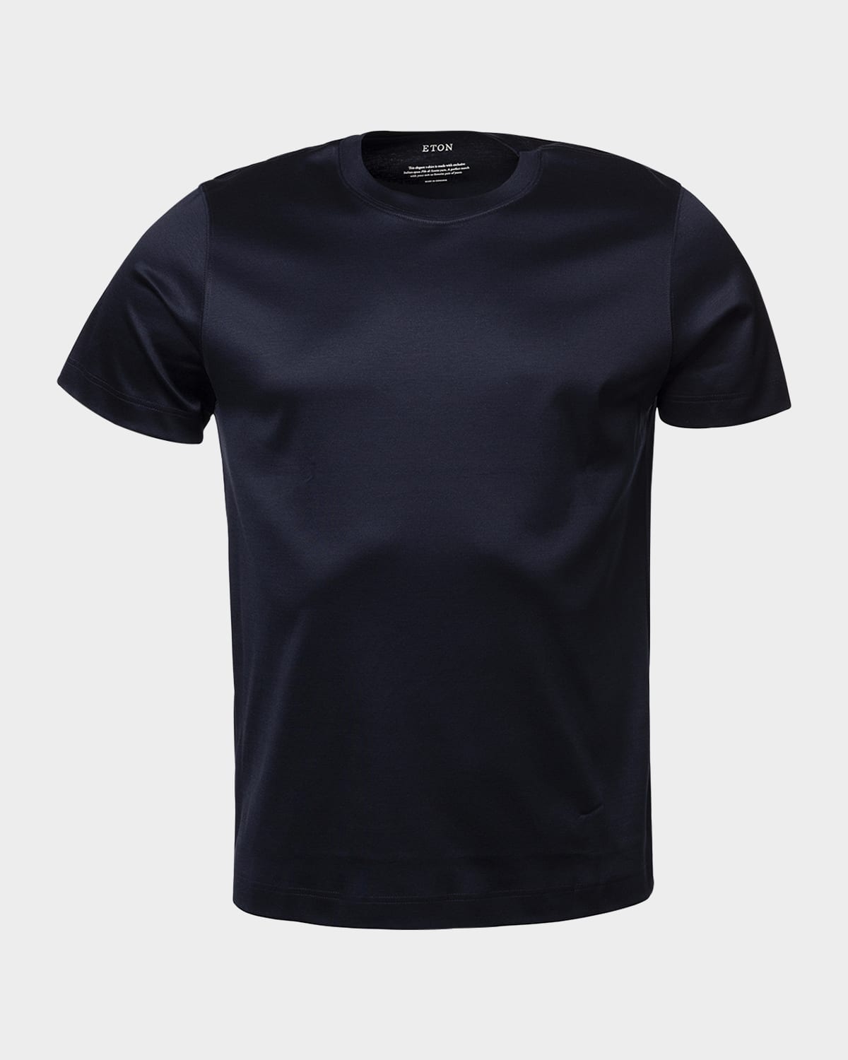 Eton Men's Filo Di Scozia T-shirt In Blue