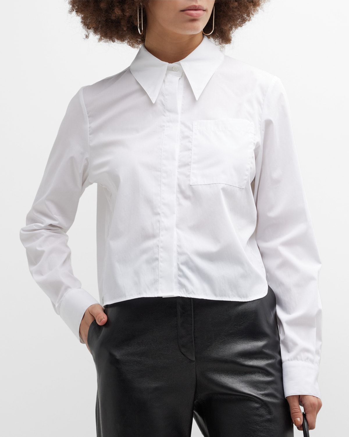 Shop Twp The Boy Button-front Shirt In White