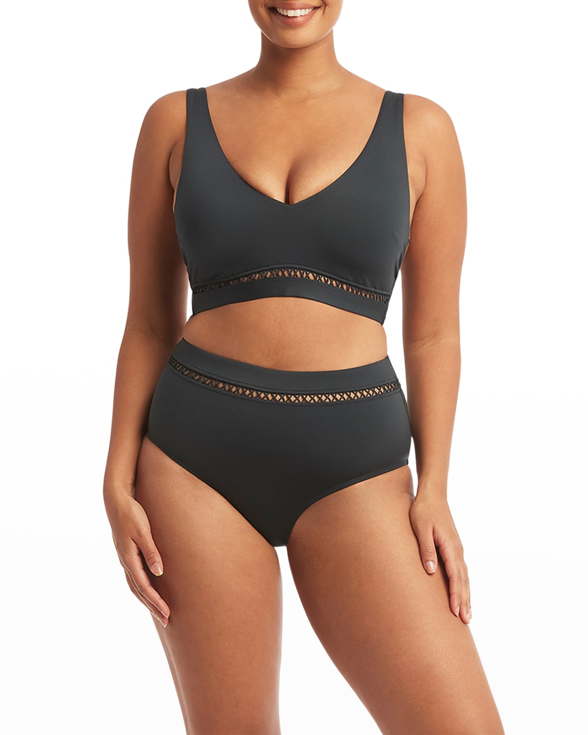 Lola Shimmer Bikini Top (D-DD Cup)