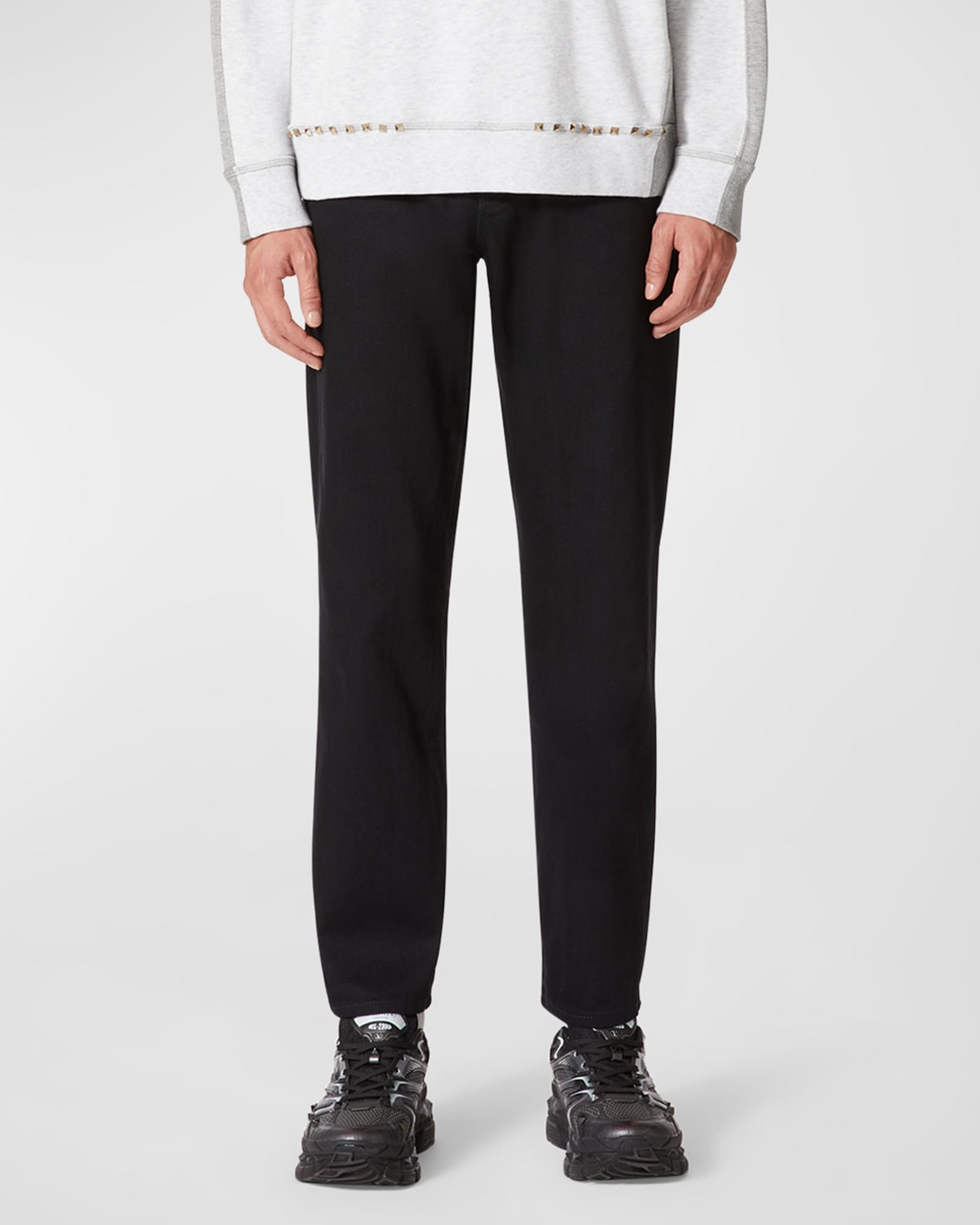 Men's Cropped Rockstud Jeans