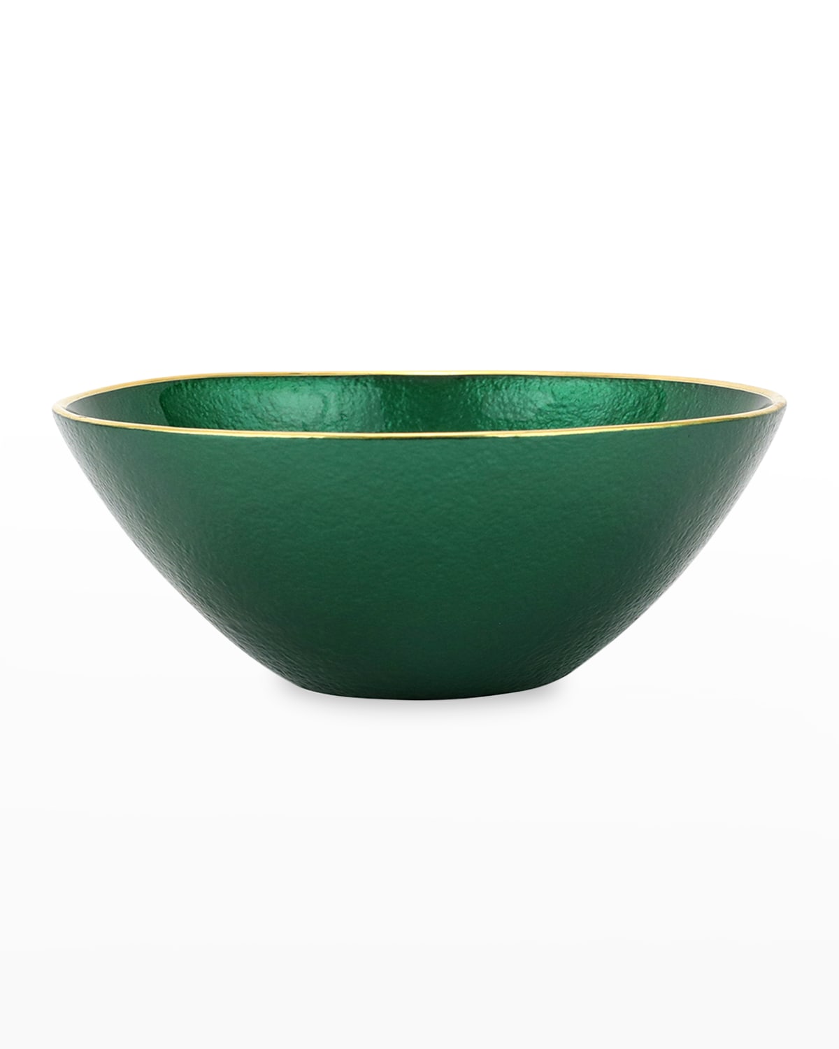 Metallic Glass Emerald Small Bowl
