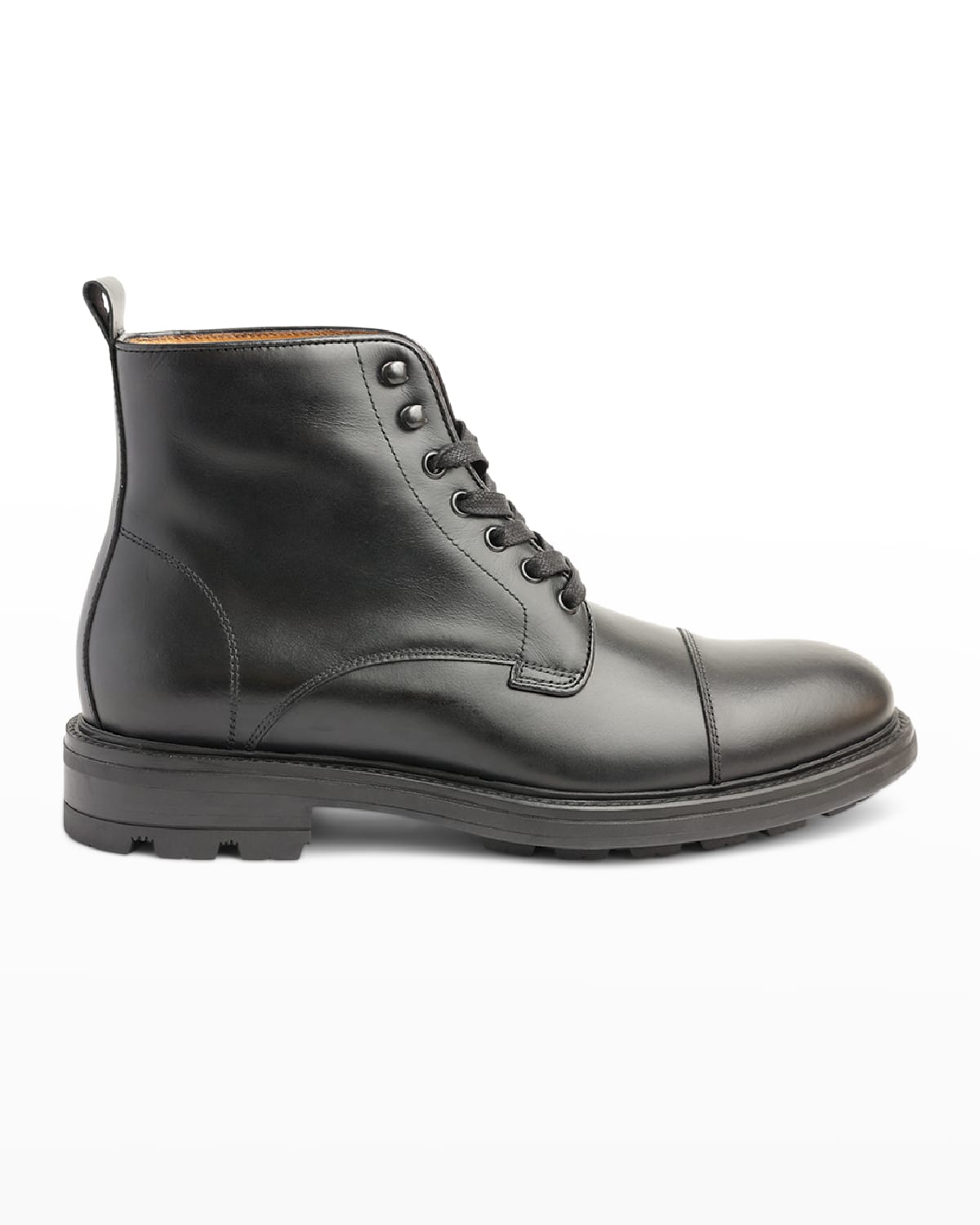 Bruno Magli Men's King Leather Lace-up Ankle Boots In Black