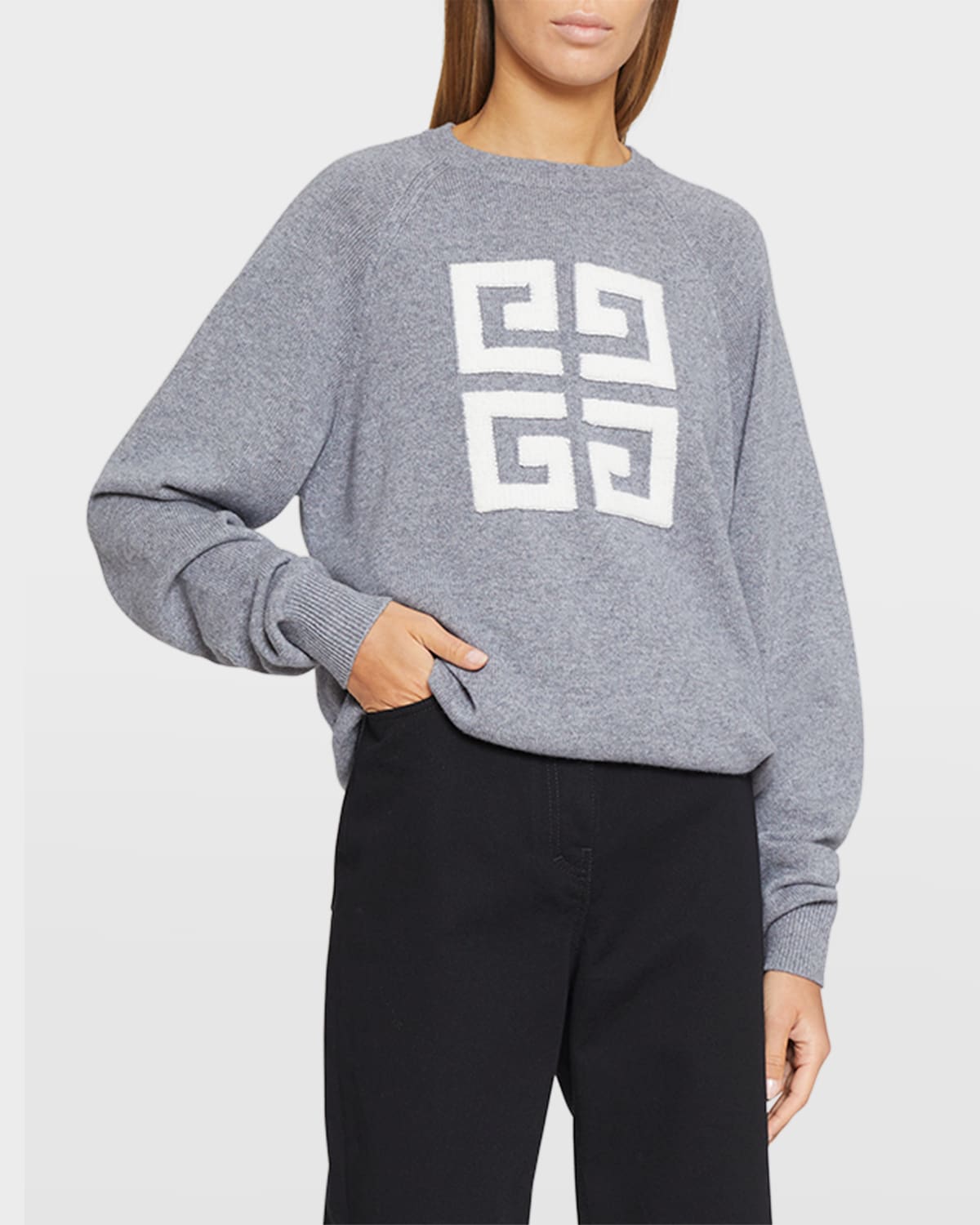 GIVENCHY 4G LOGO CASHMERE SWEATER