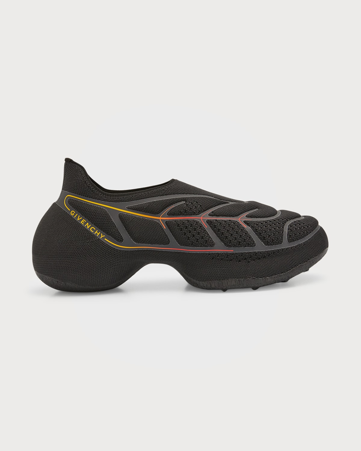 Givenchy Tk-360 Low-top Sneakers In Black/yellow
