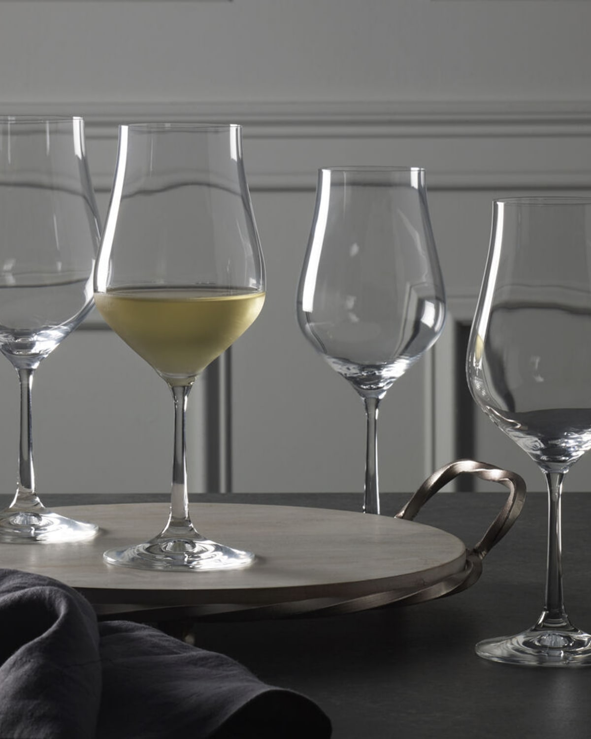 Shop Mikasa Grace 18 Oz. White Wine Glasses, Set Of 4 In Clear