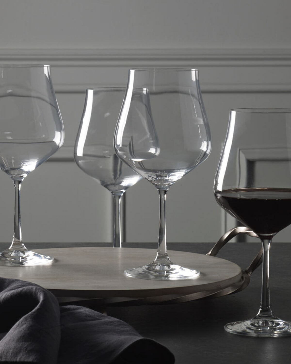 Shop Mikasa Grace 22 Oz. Red Wine Glasses, Set Of 4 In Clear