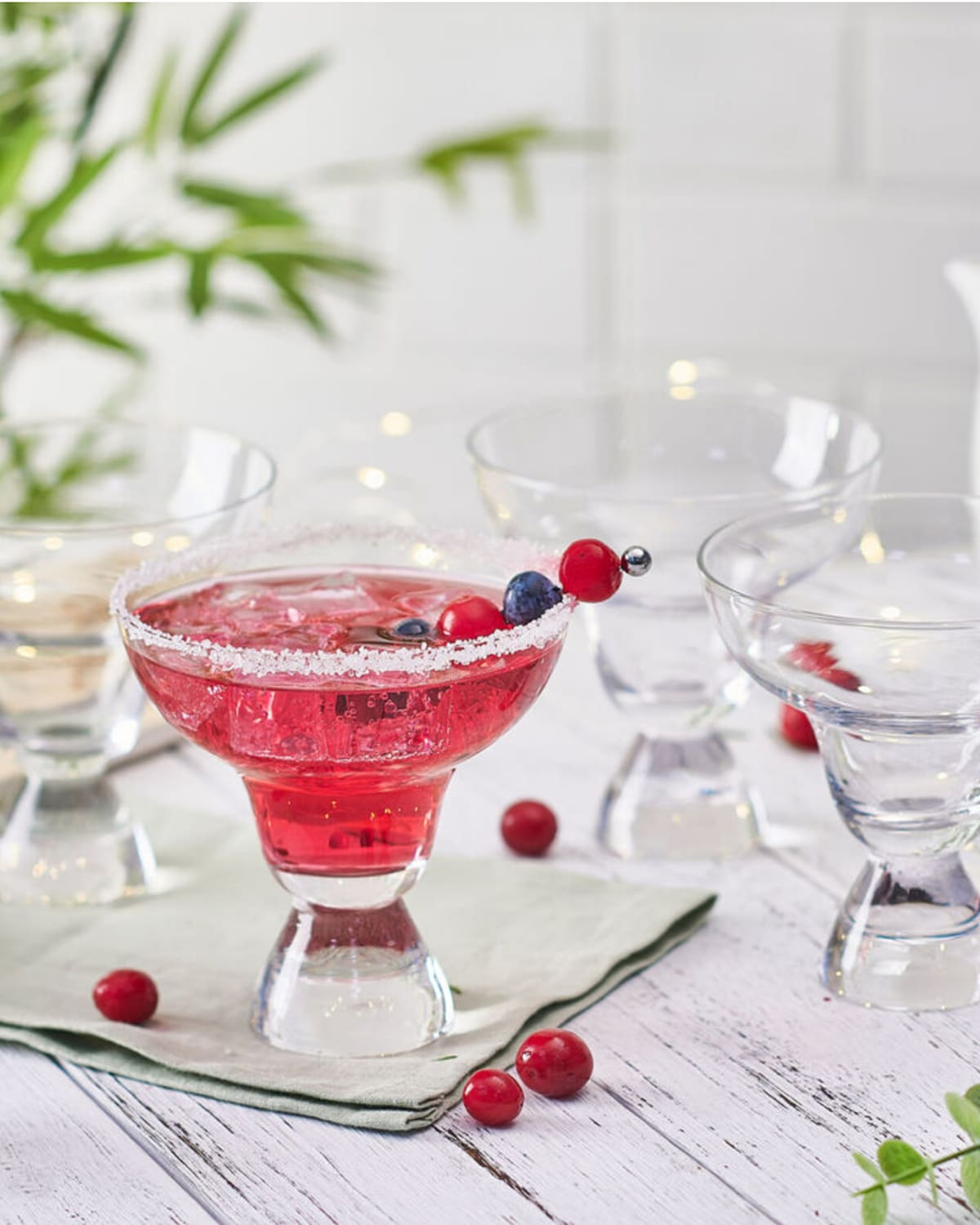 Mikasa Craft 12.5 Oz. Stemless Margarita Glasses, Set Of 4 In Clear
