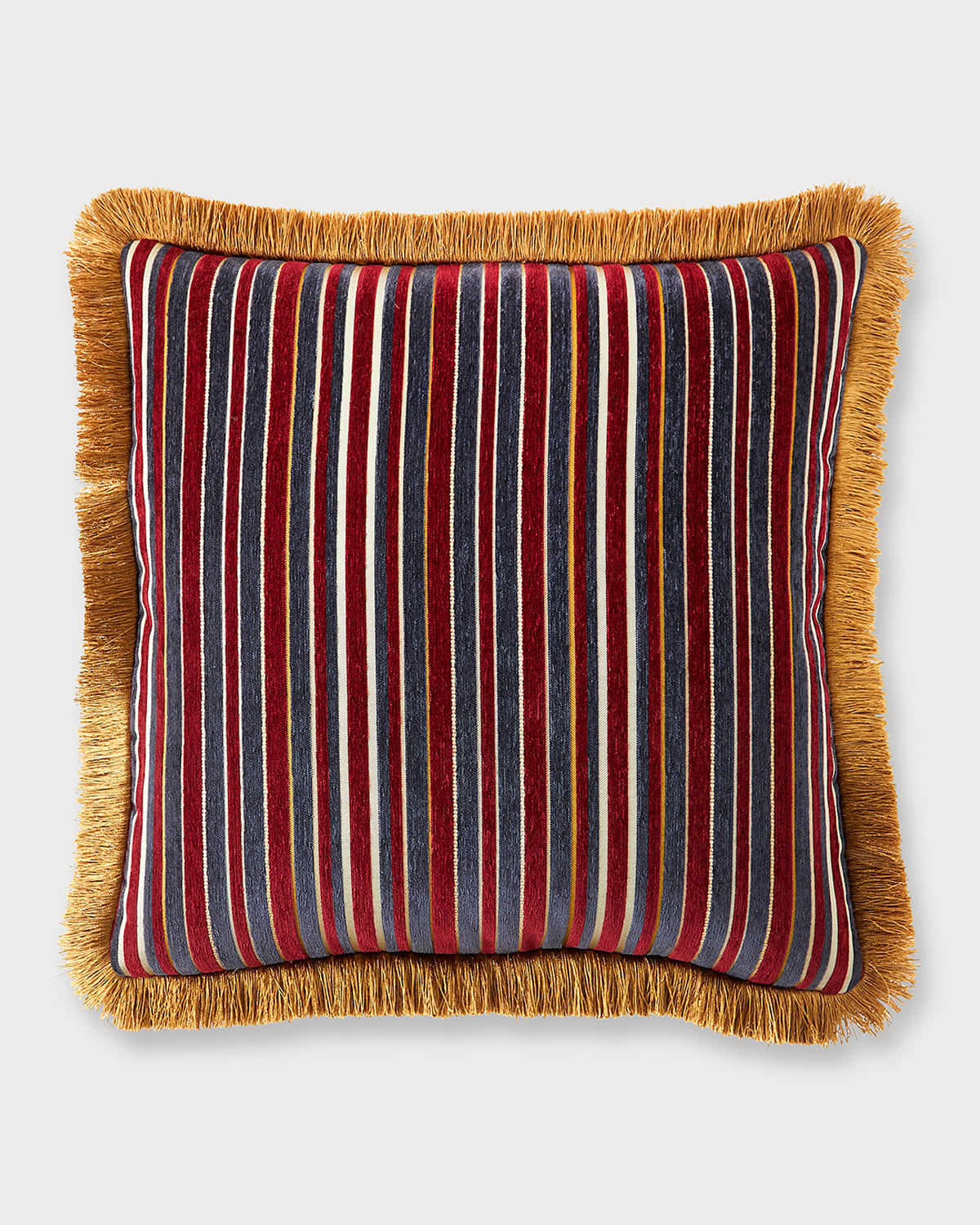 Austin Horn Collection Cantori Striped Pillow, 20"sq. In Multi