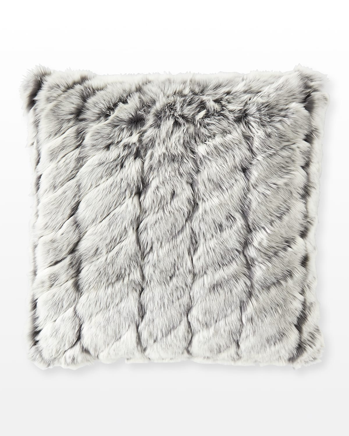 Michael Aram Faux Fur Decorative Pillow, 20 X 20 In Grey
