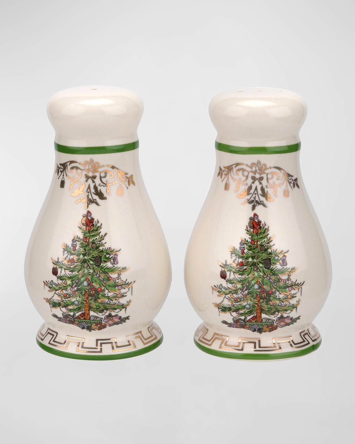 Spode Christmas Tree Gold Salt And Pepper Set
