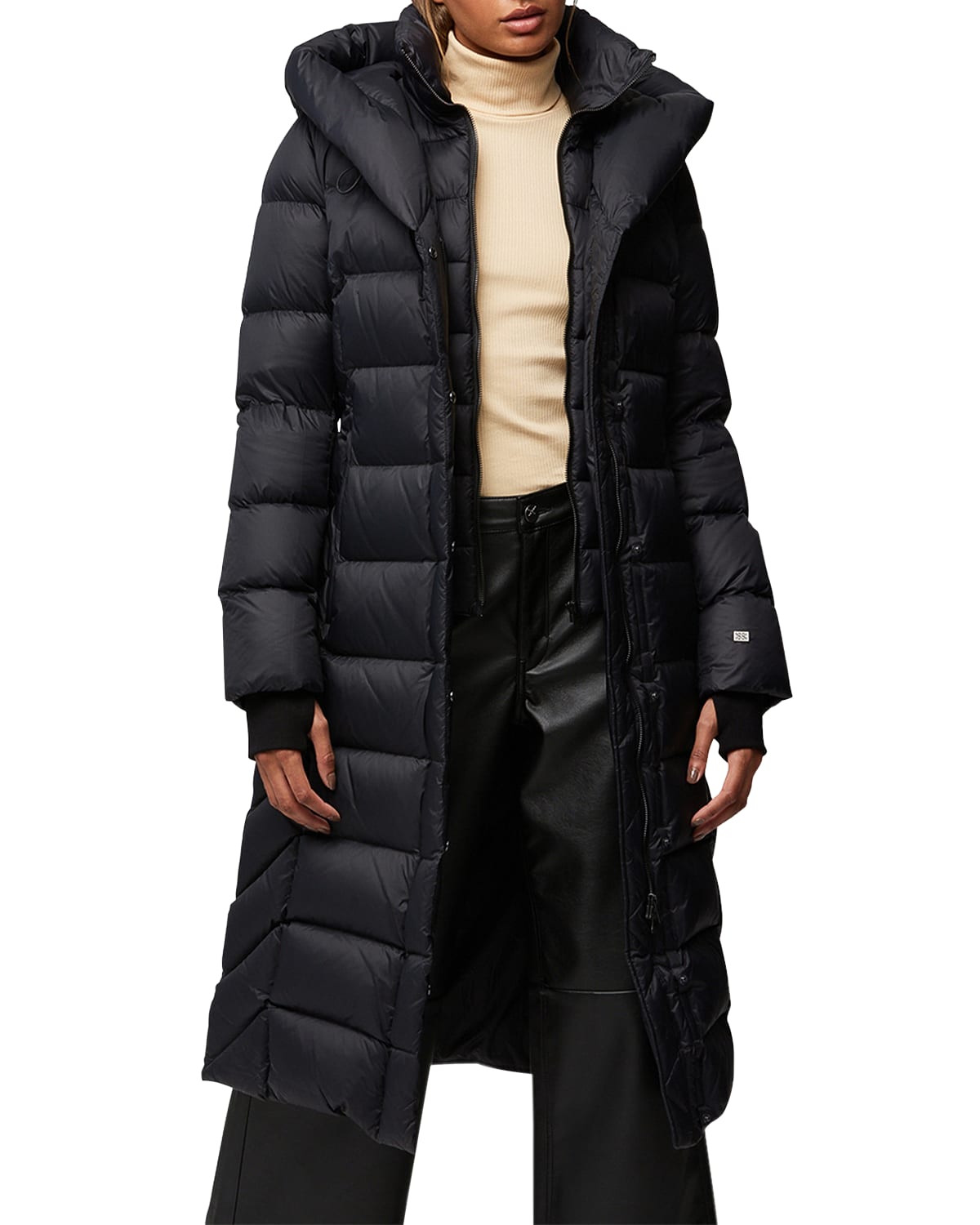 Soia & Kyo Quilted Long Coat | Smart Closet