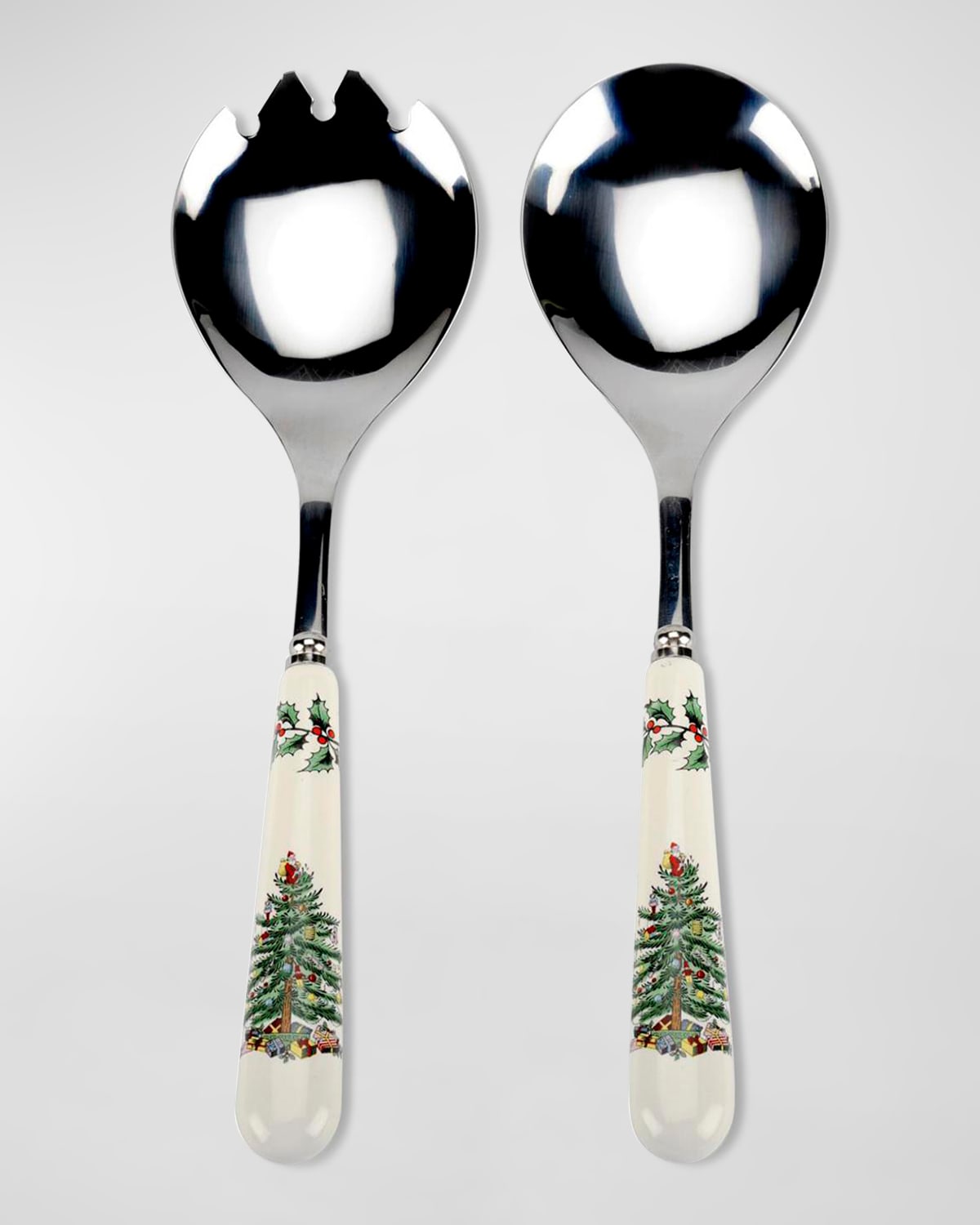 Spode Christmas Tree Salad Servers, Set Of 2 ModeSens