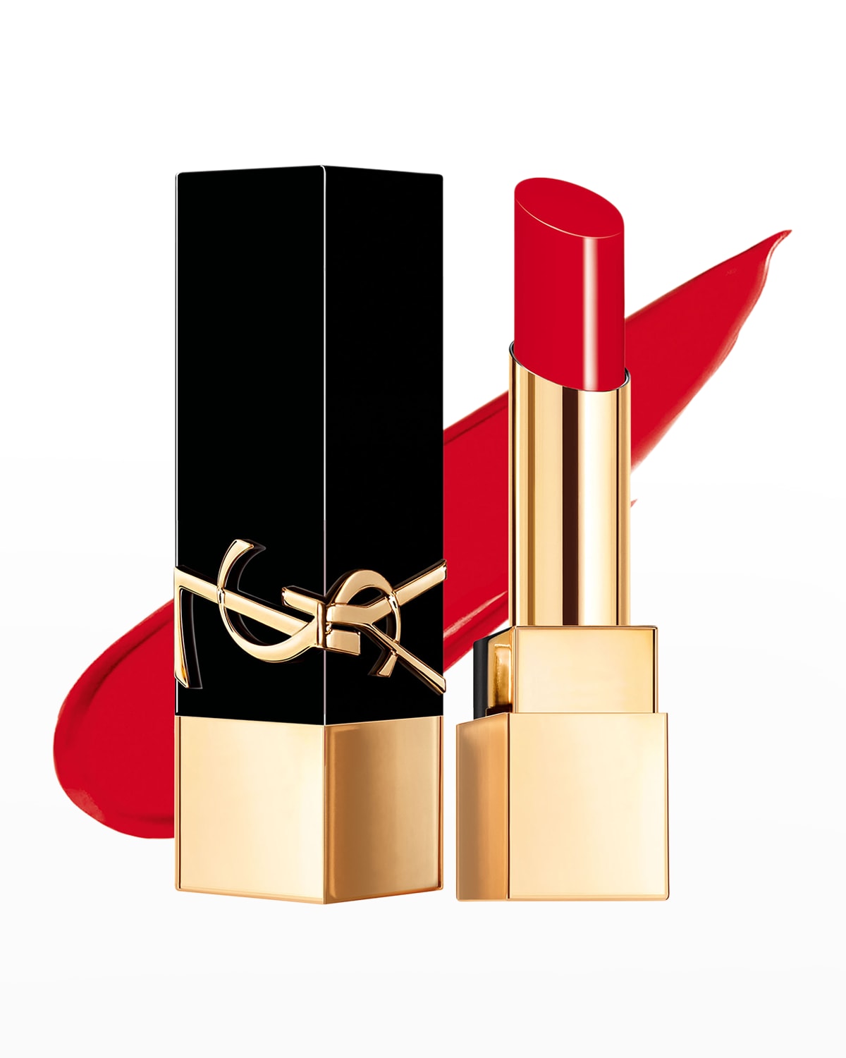Shop Saint Laurent The Bold High Pigment Lipstick In 02 Wilful Red