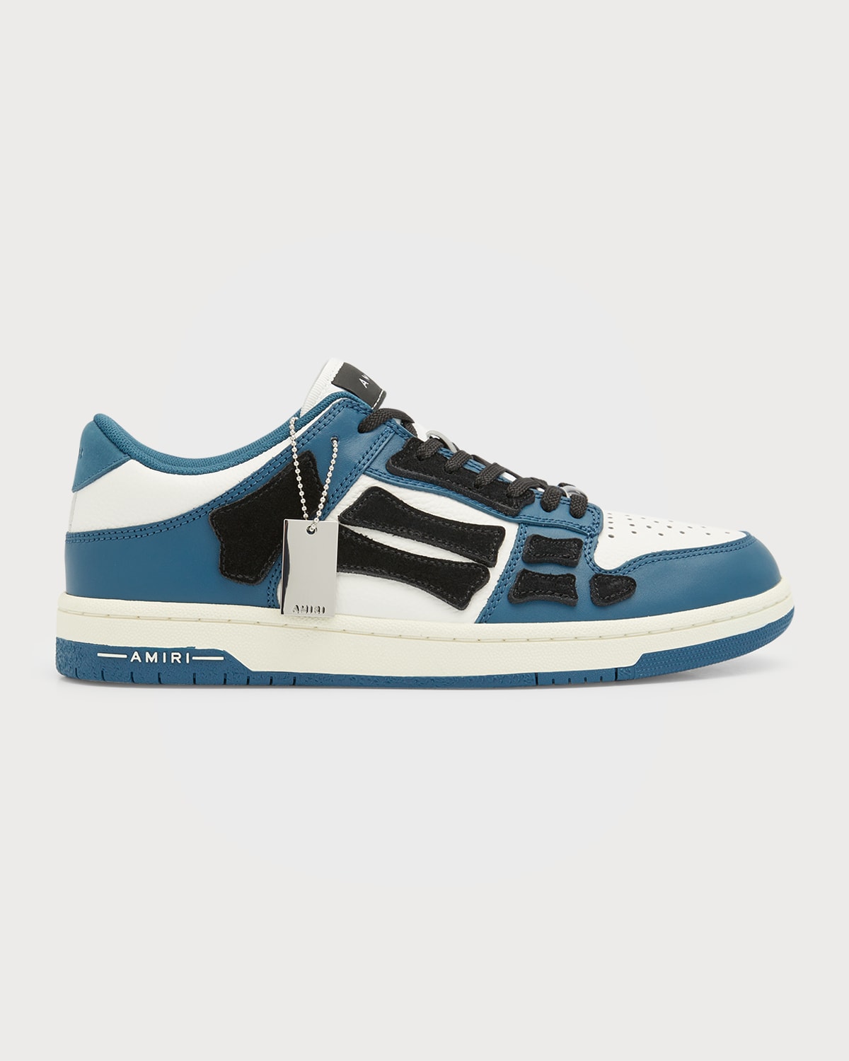 Amiri Logo High-top Leisure Sports Shoes In Navy