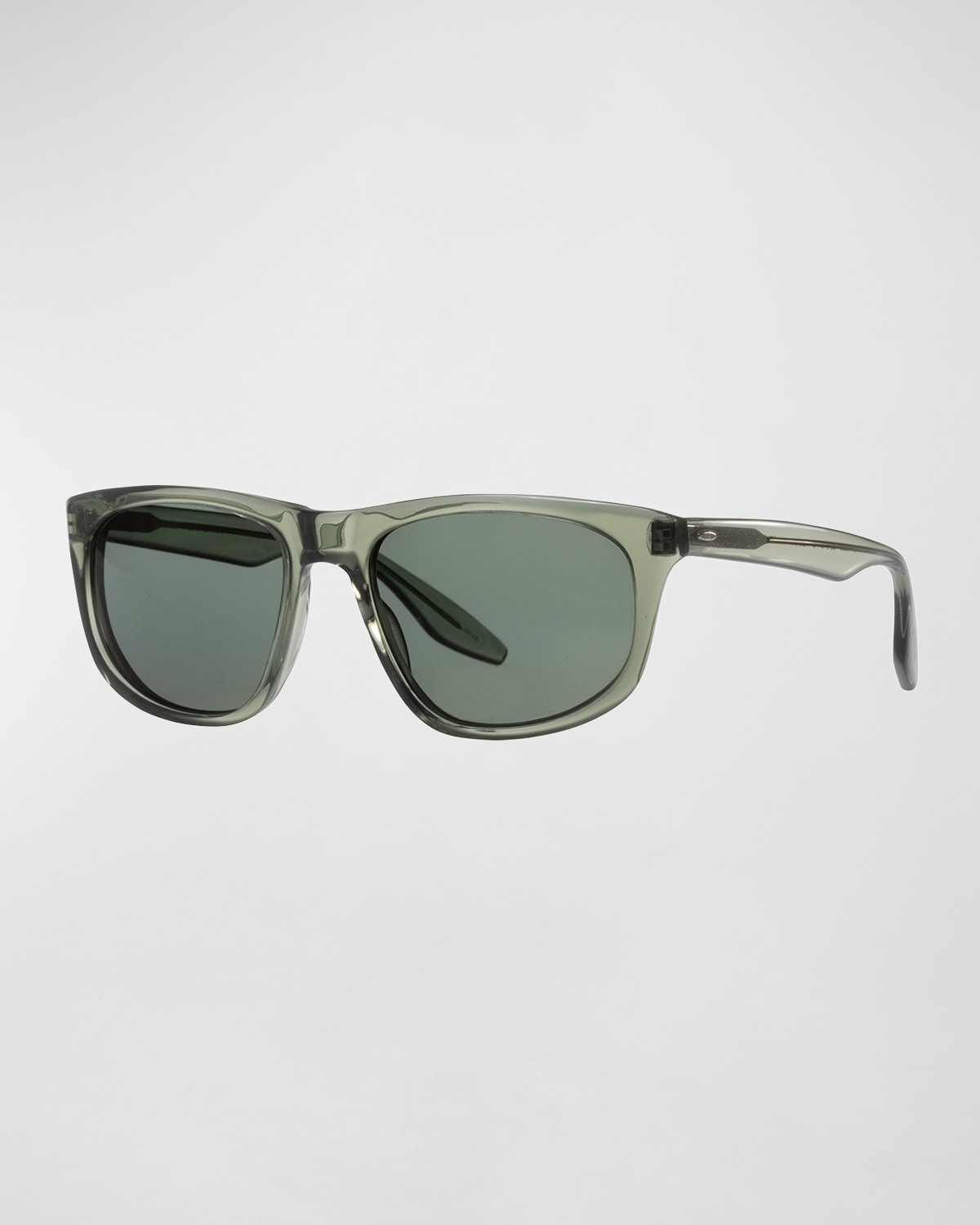 Barton Perreira Men's Goldfinger Polarized Rectangle Sunglasses