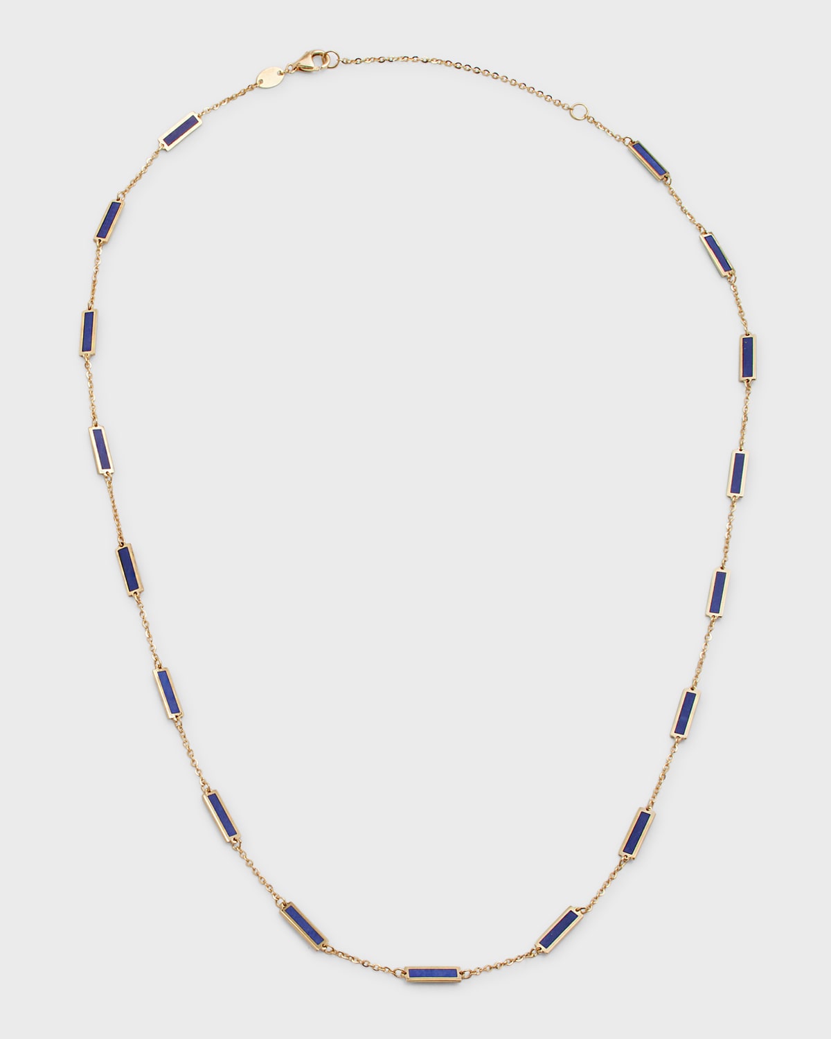 Frederic Sage 18K Yellow Gold 17-Stations Lapis Necklace
