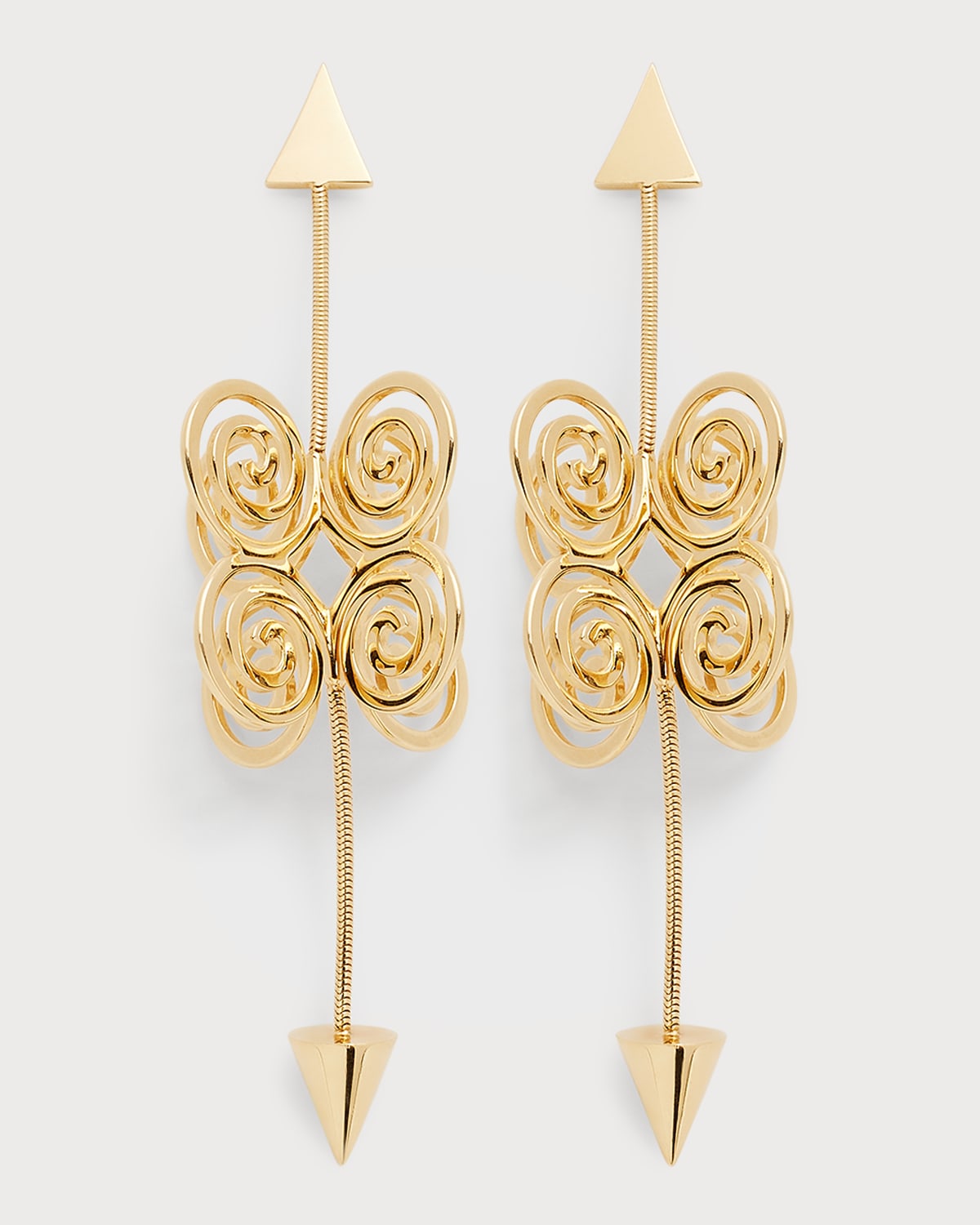 Yellow Gold Essence Earrings