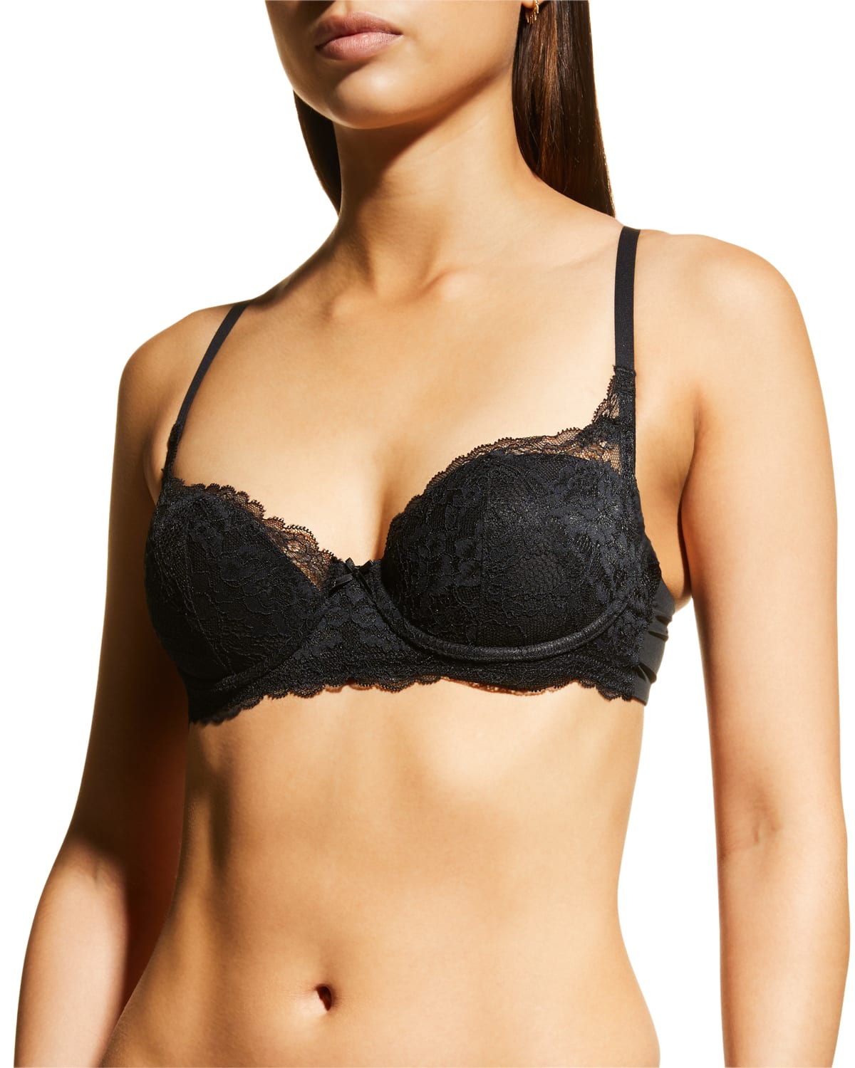 Skarlett Blue Minx Balconette Bra In Black