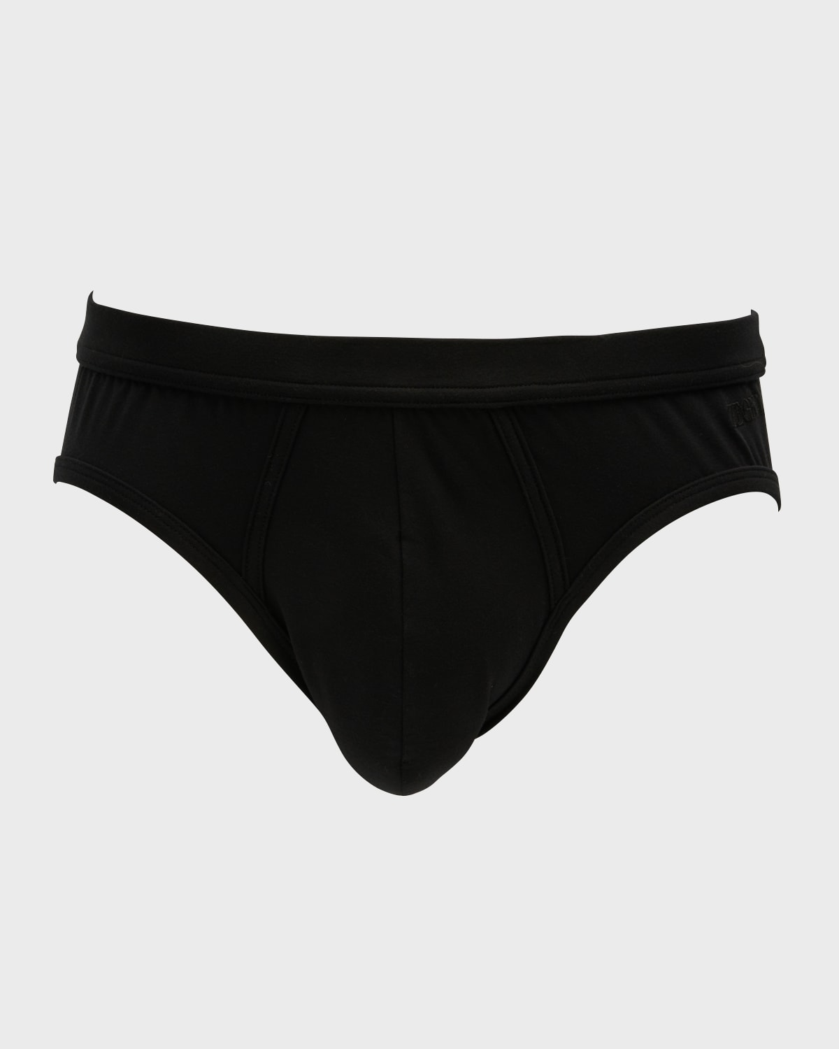 Zegna Men's Micromodal Midi Briefs In Black