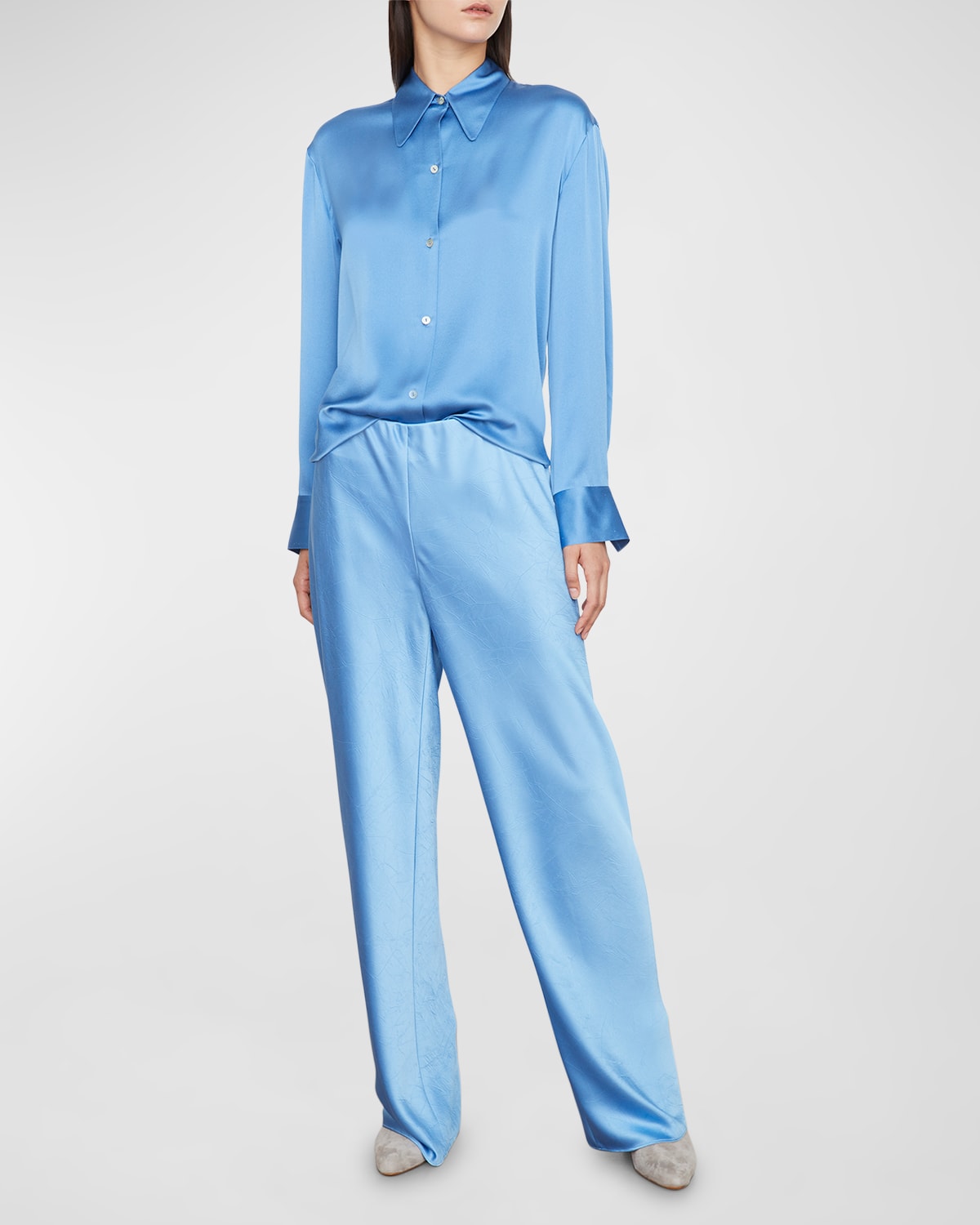 Vince Satin Bias Pants In Palisade
