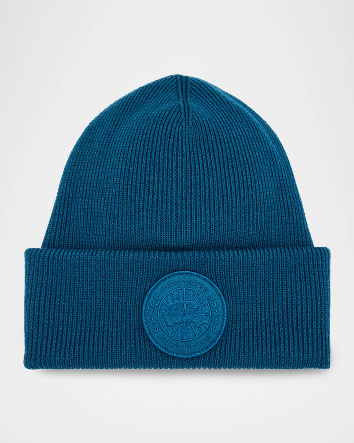 Canada Goose Arctic Toque Wool Knit Beanie In Blue
