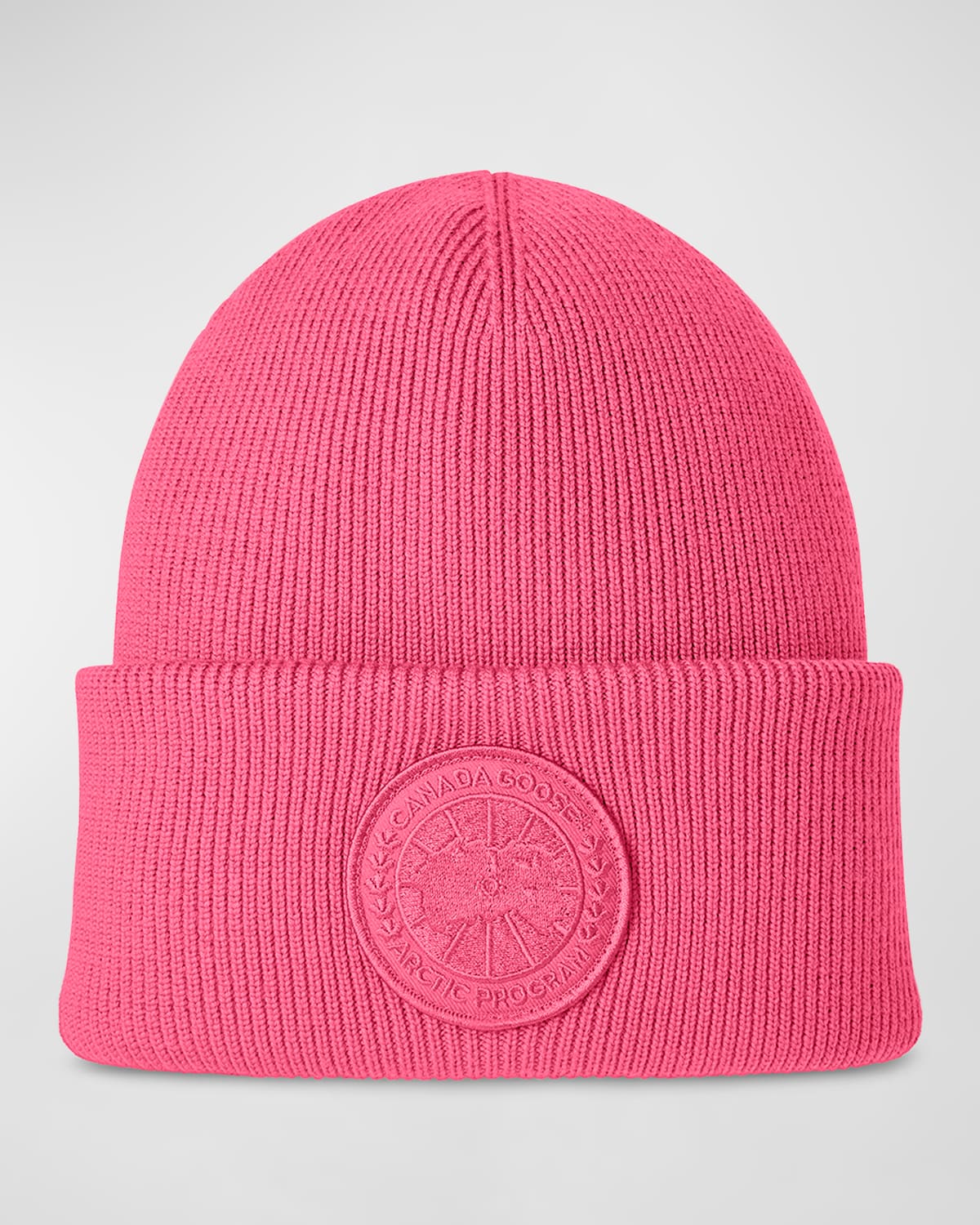 Canada Goose Arctic Merino Wool Toque Beanie In Summit Pink