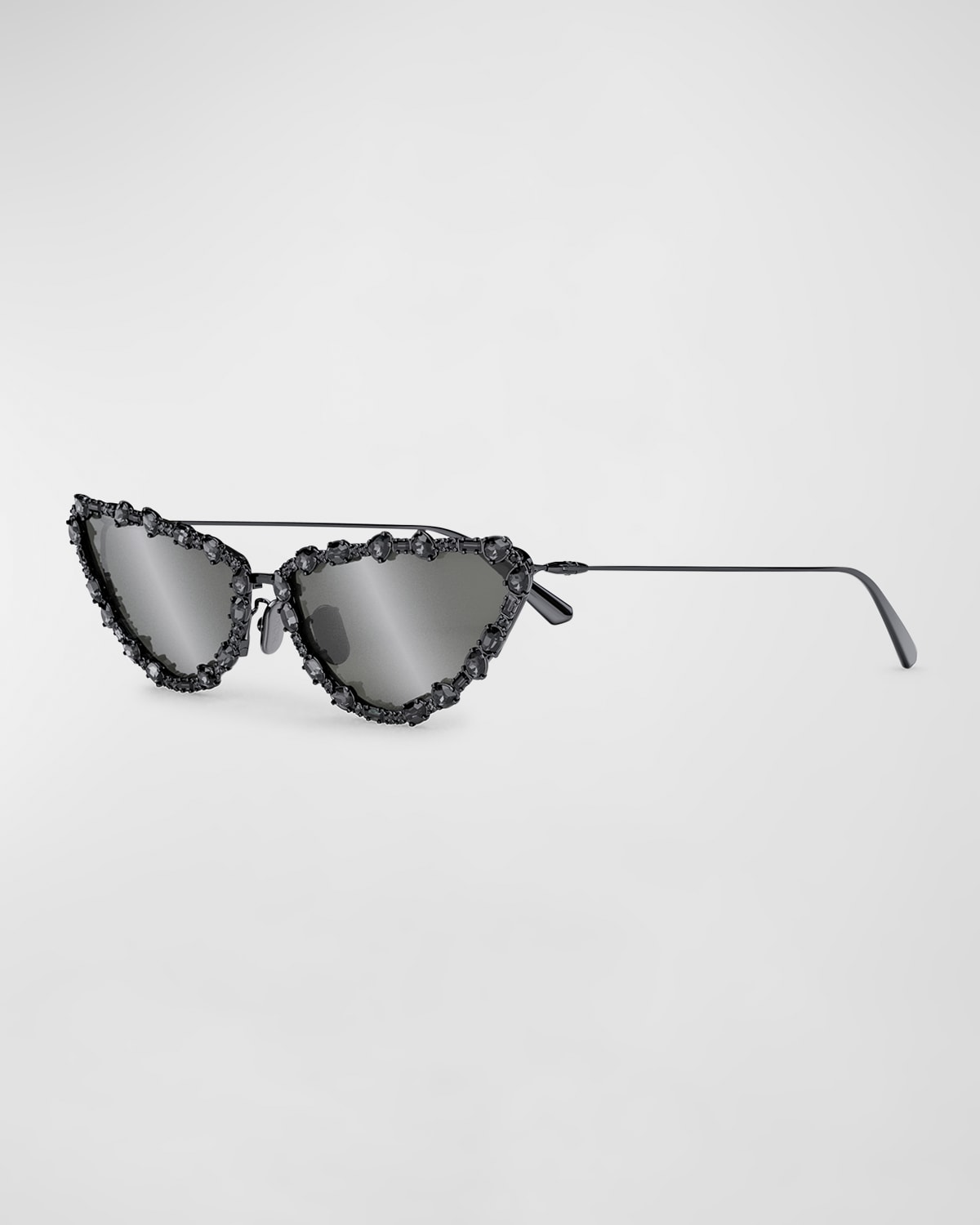 Dior Miss B1u Sunglasses In Shiny Gumetal